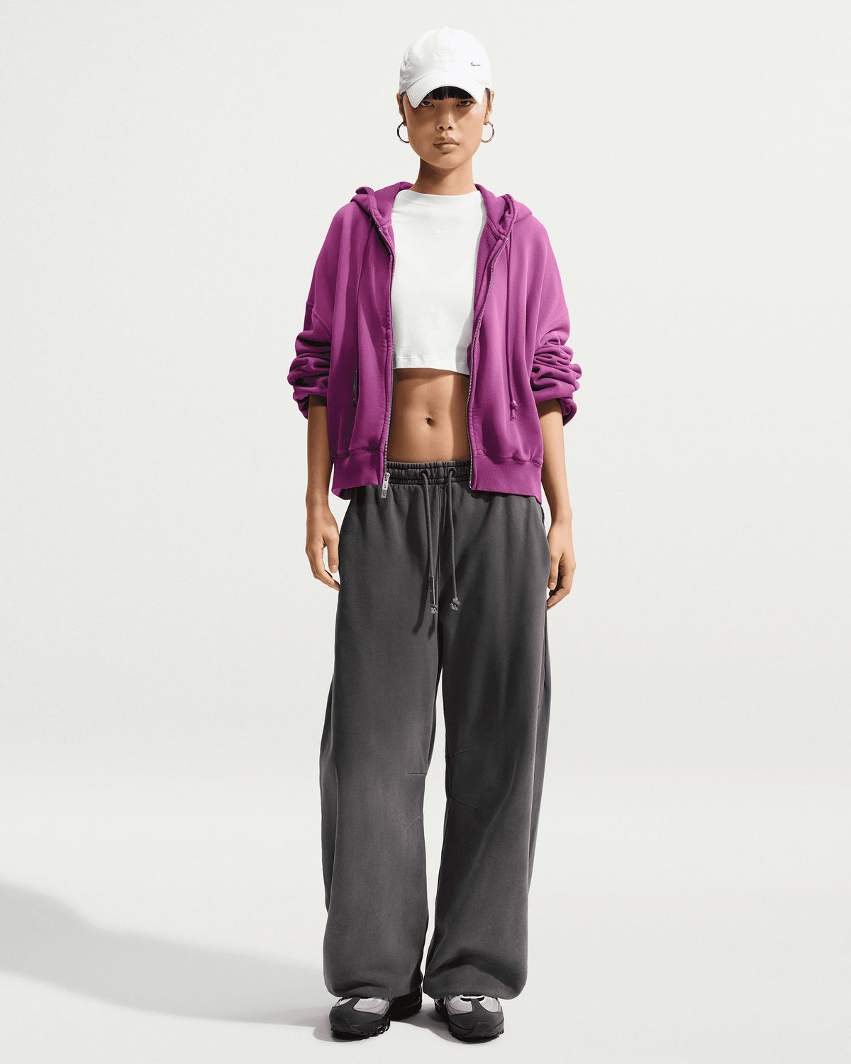 Women's NRG Studio Fleece Hoodie - Bold Berry