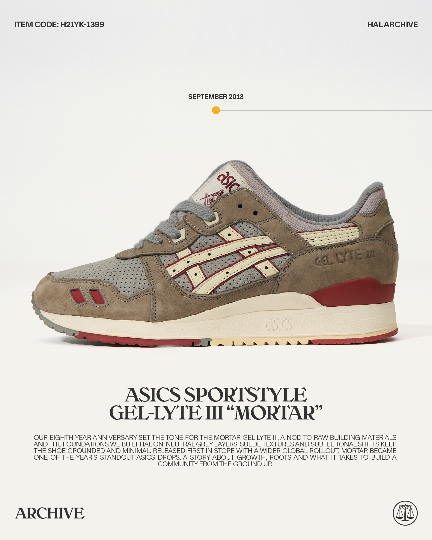 Asics GEL-LYTE III - Mortar