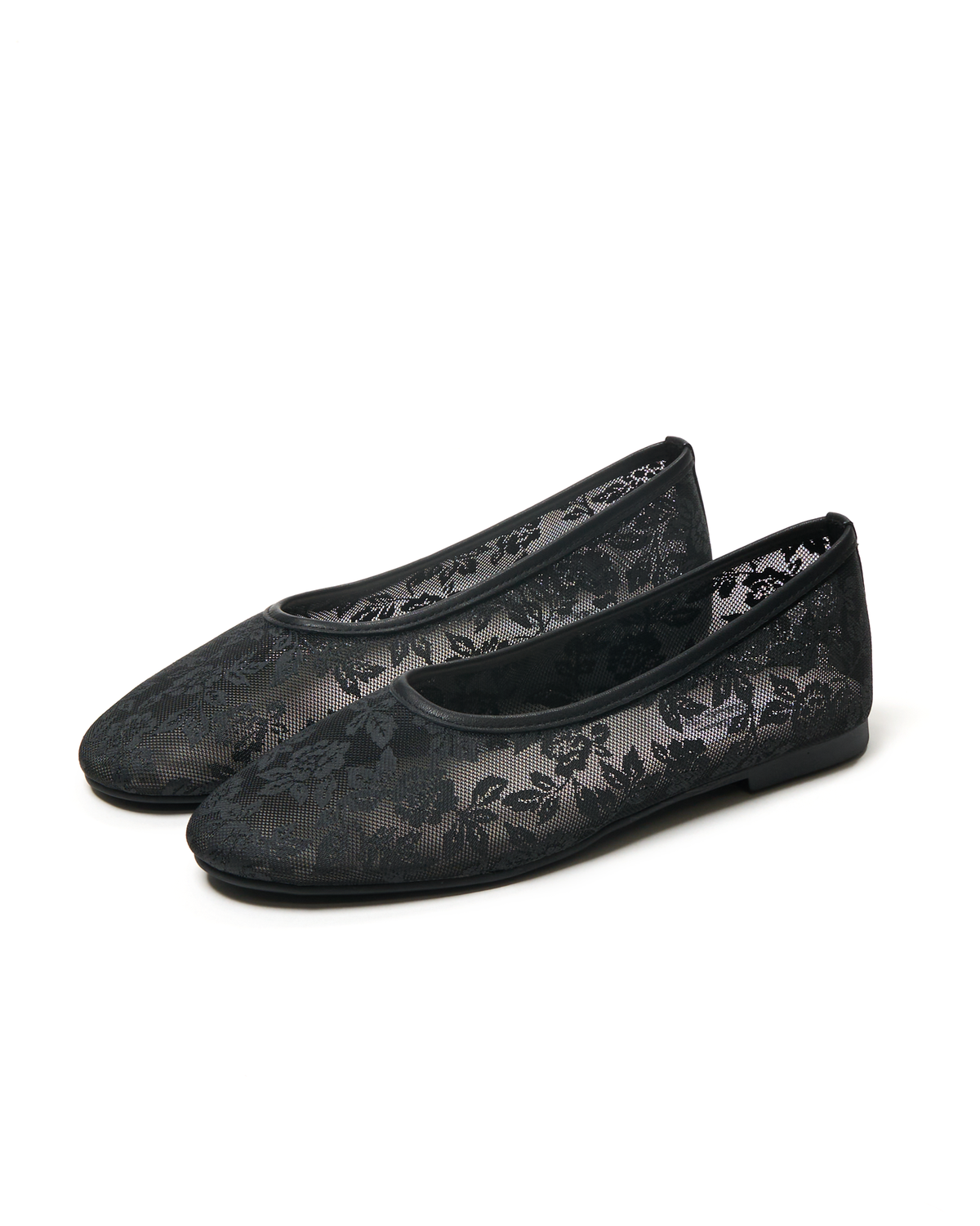 Lace Flats - Black