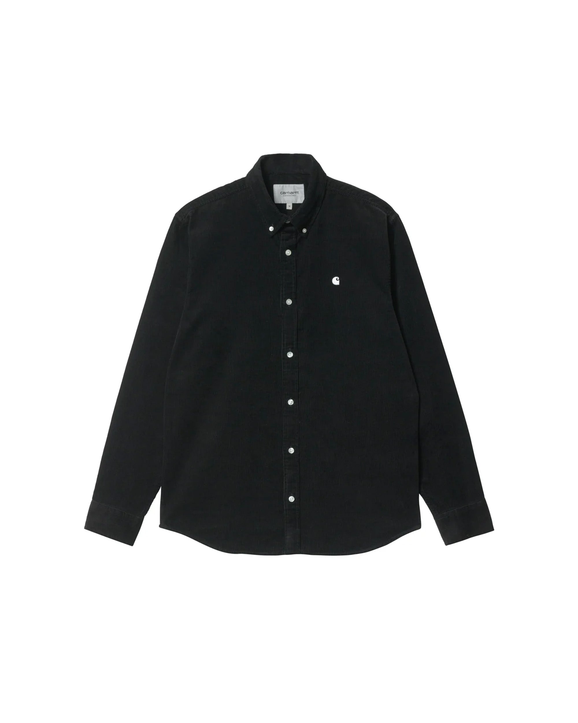 Madison Fine Cord Shirt - Black / White
