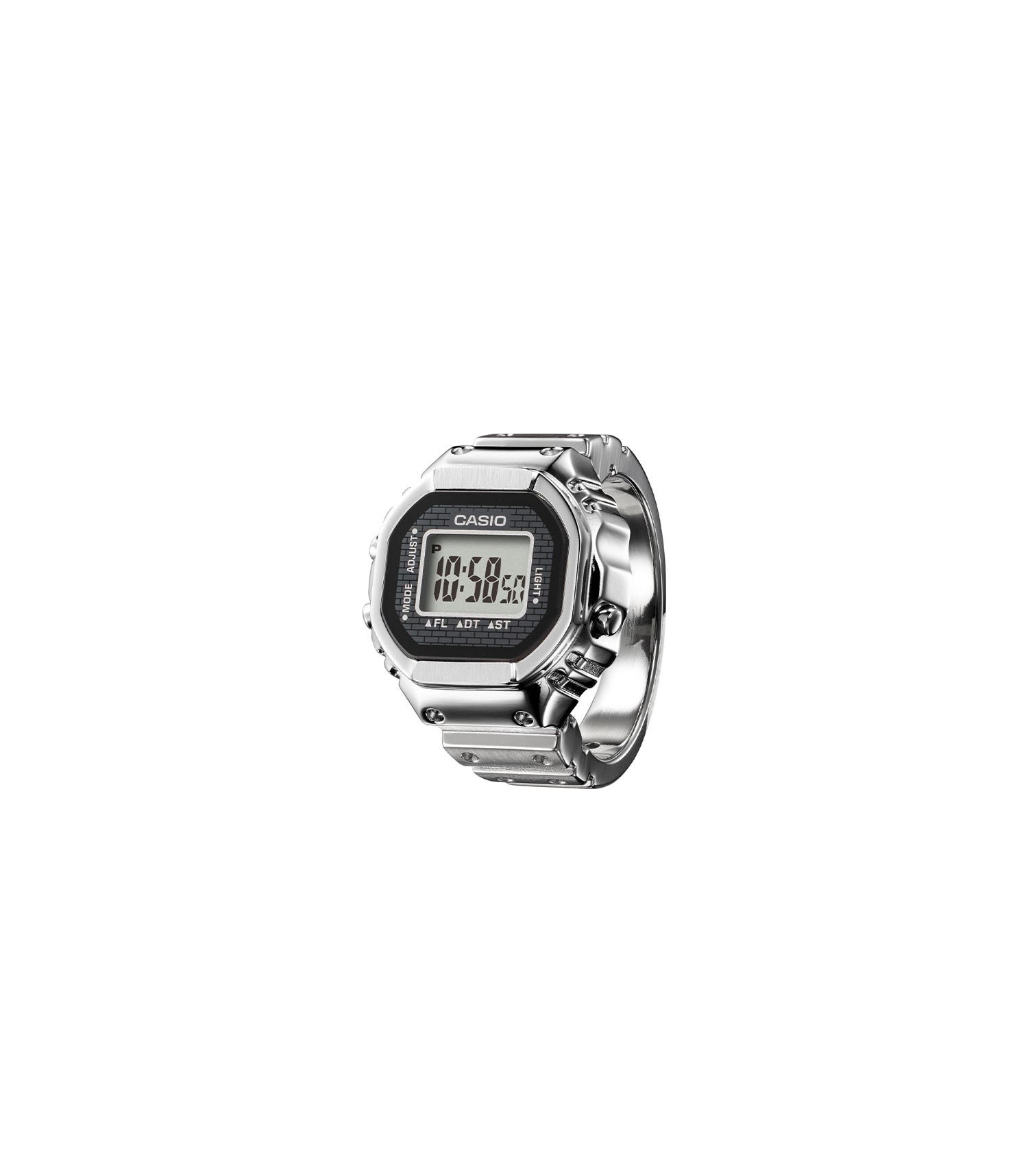 Digital Ring Watch - Silver