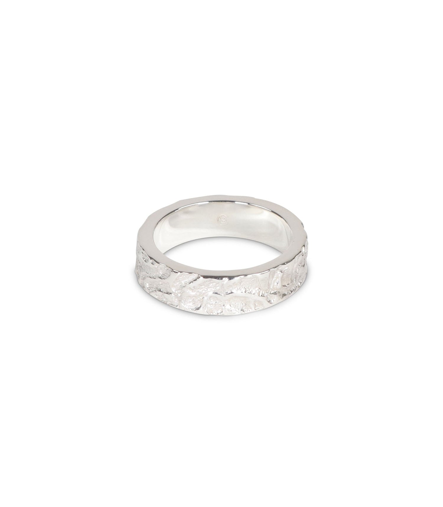 Type 004 Crumpled Ring - 925 Silver