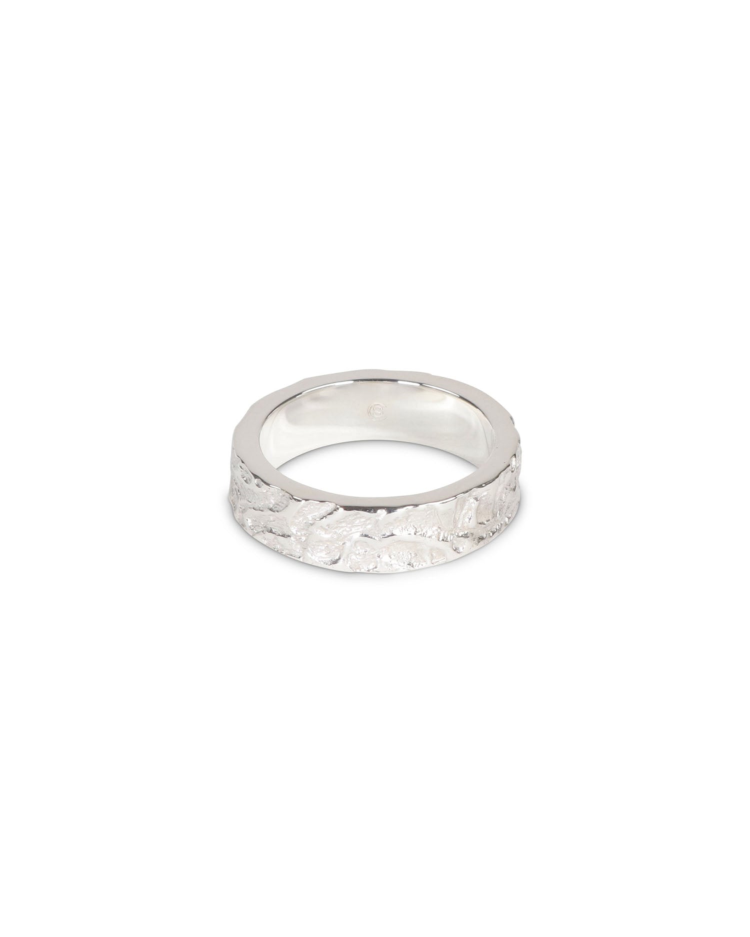 Type 004 Crumpled Ring - 925 Silver