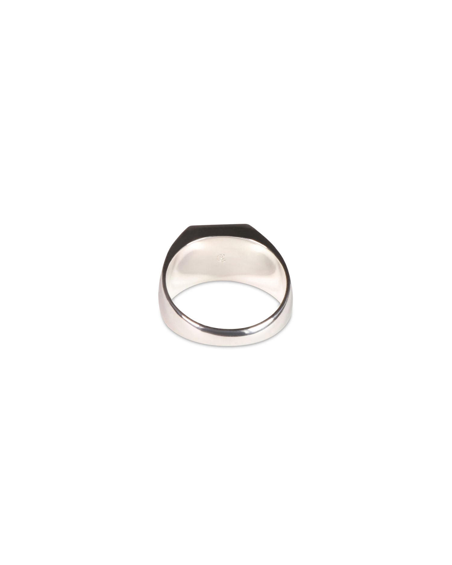 Diamond Signet Ring - 925 Sterling Silver