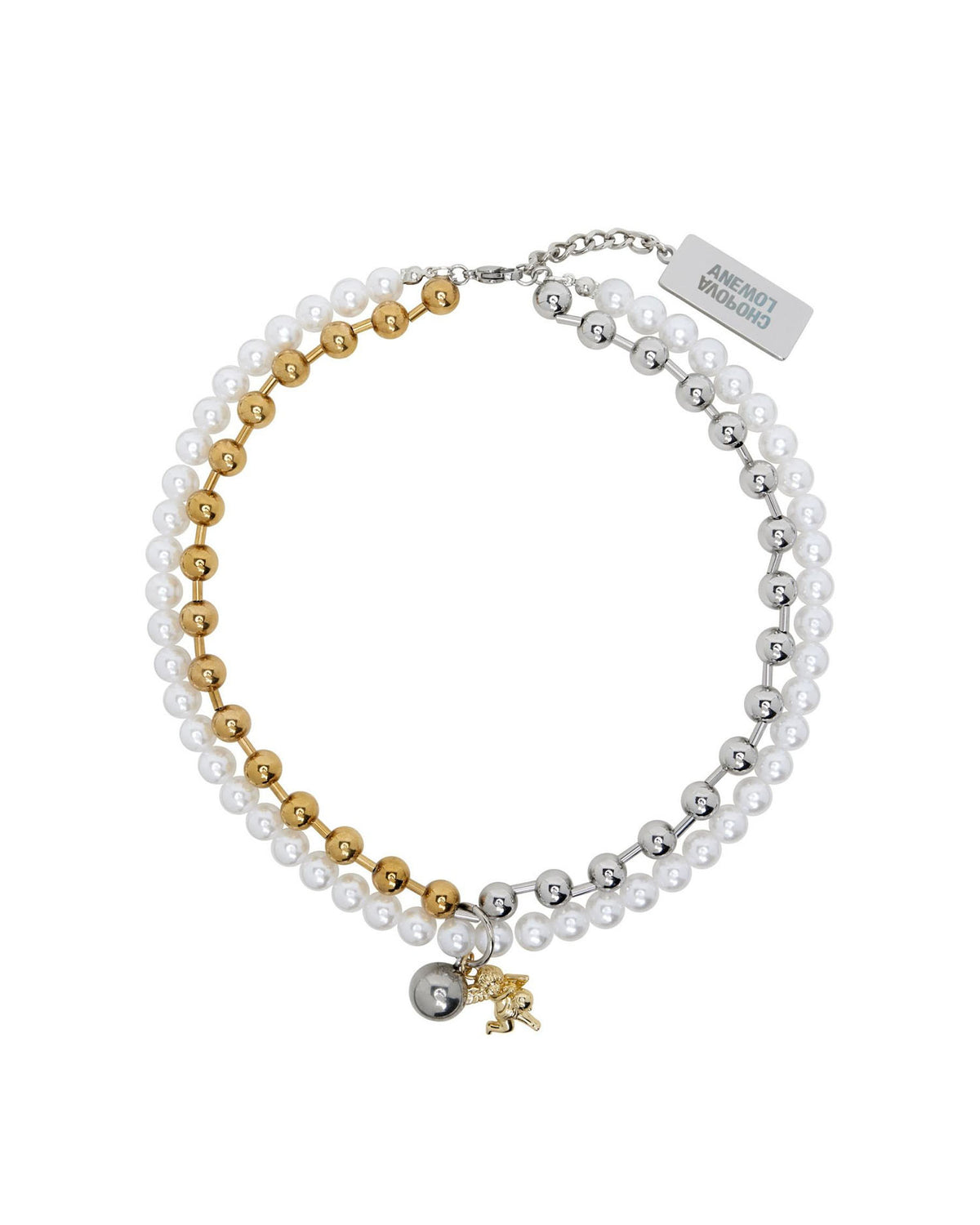 Hold My Orb Charm Necklace - Multi
