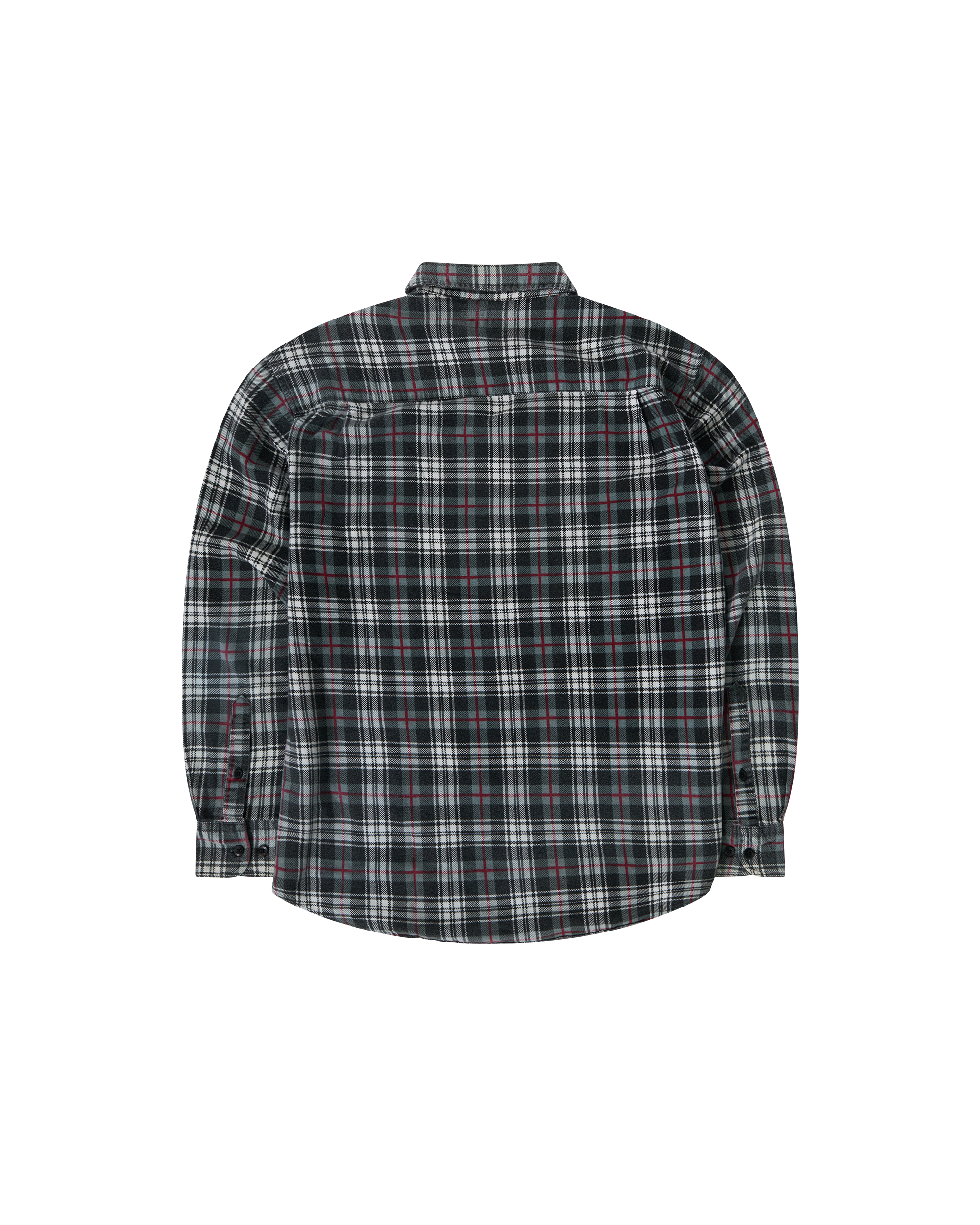 Rebuild Flannel Ribbon Shirt - Blue Large