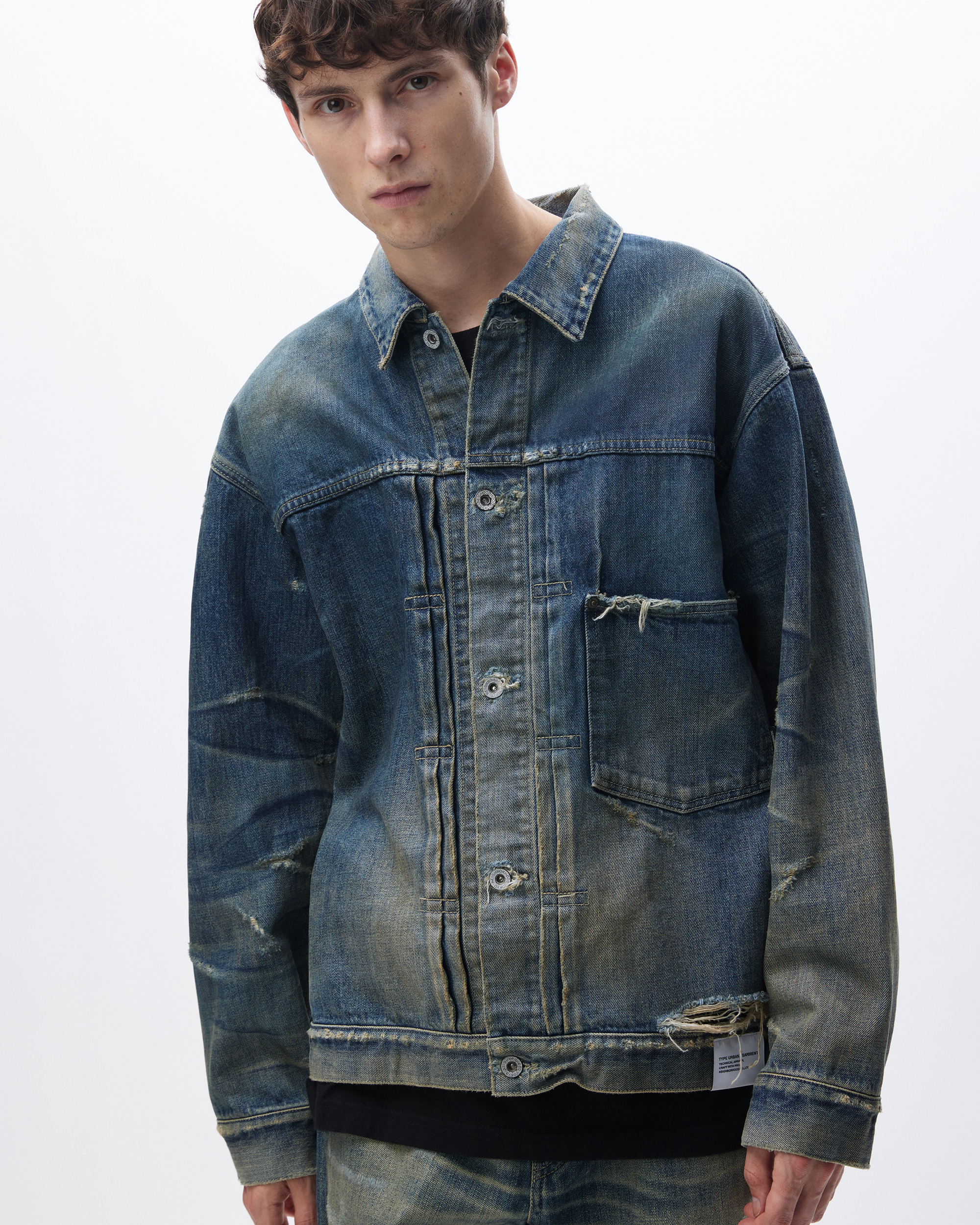 Savage Denim Jacket Type-1 - Indigo – HIGHS AND LOWS