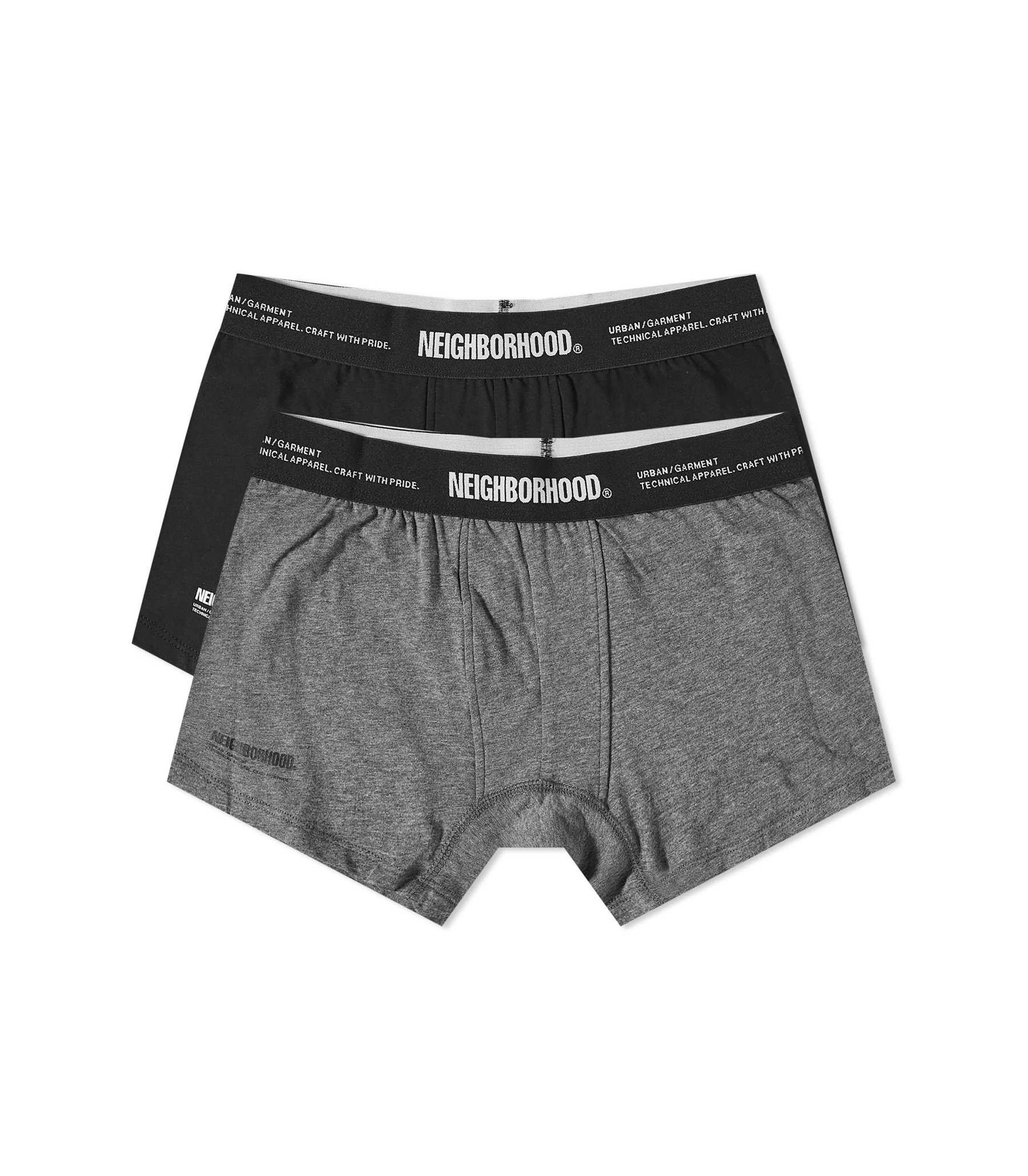 Classic 2 Pack Underwear- Black / Gray