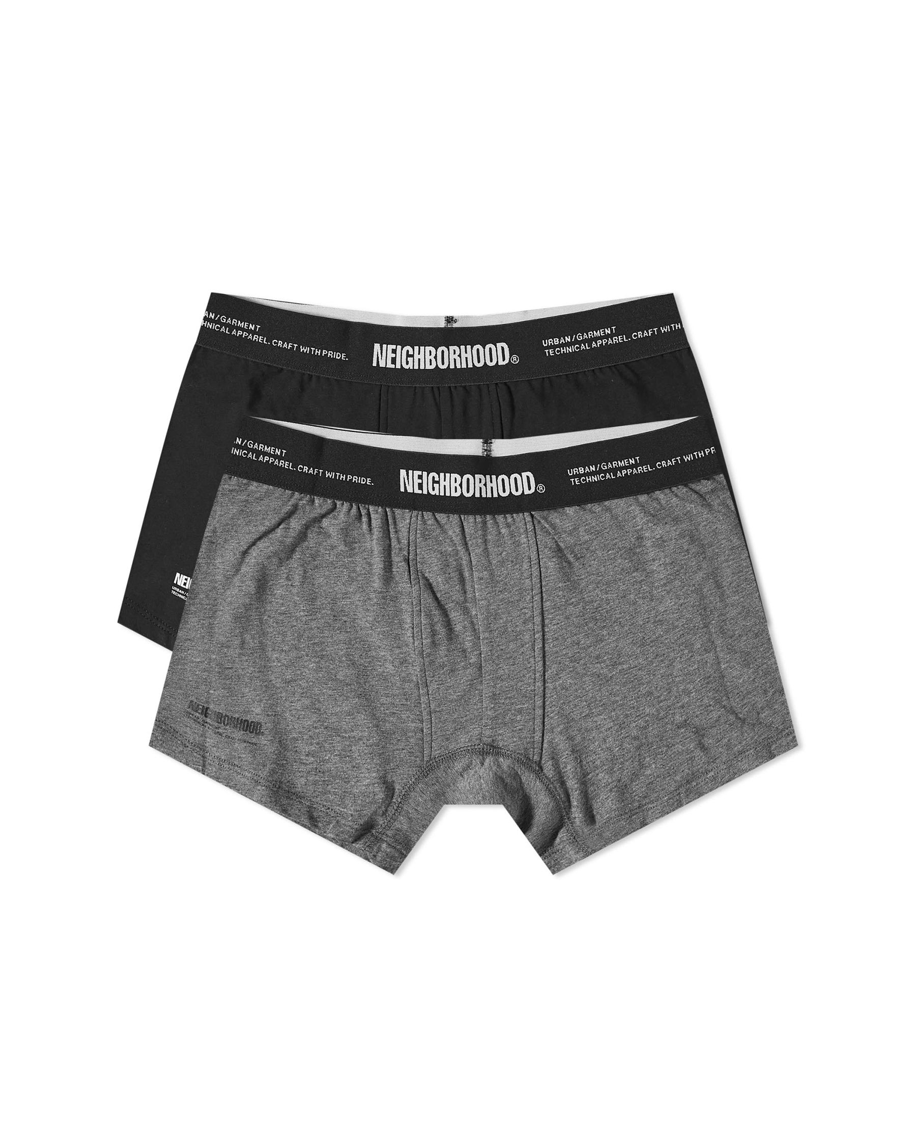 Classic 2 Pack Underwear- Black / Gray