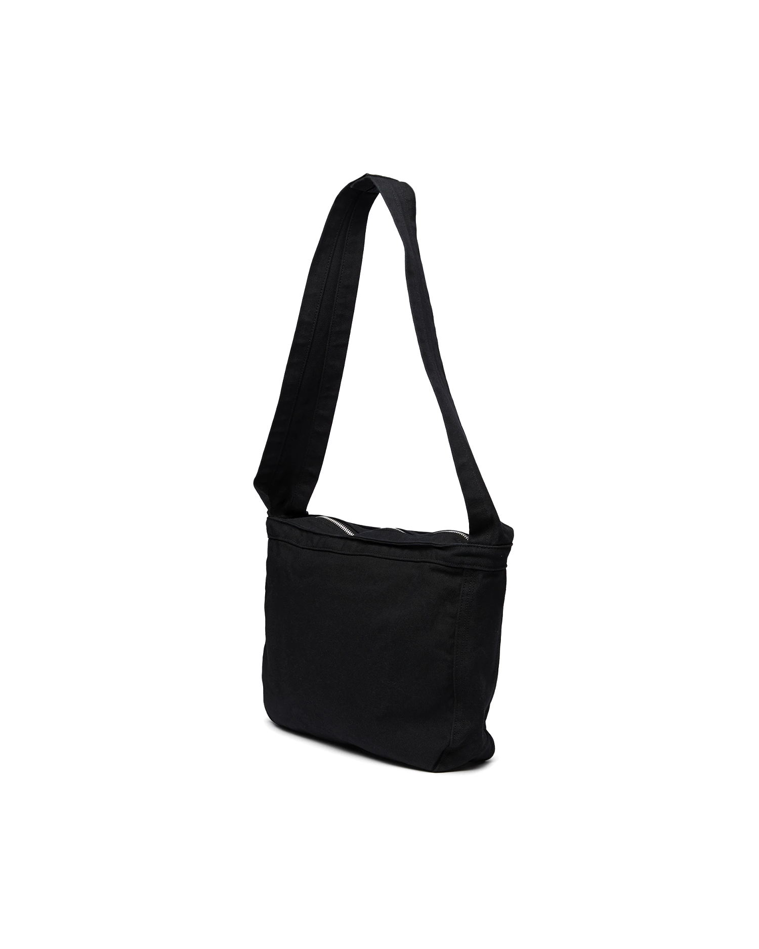 Woven Shoulder Bag - Black
