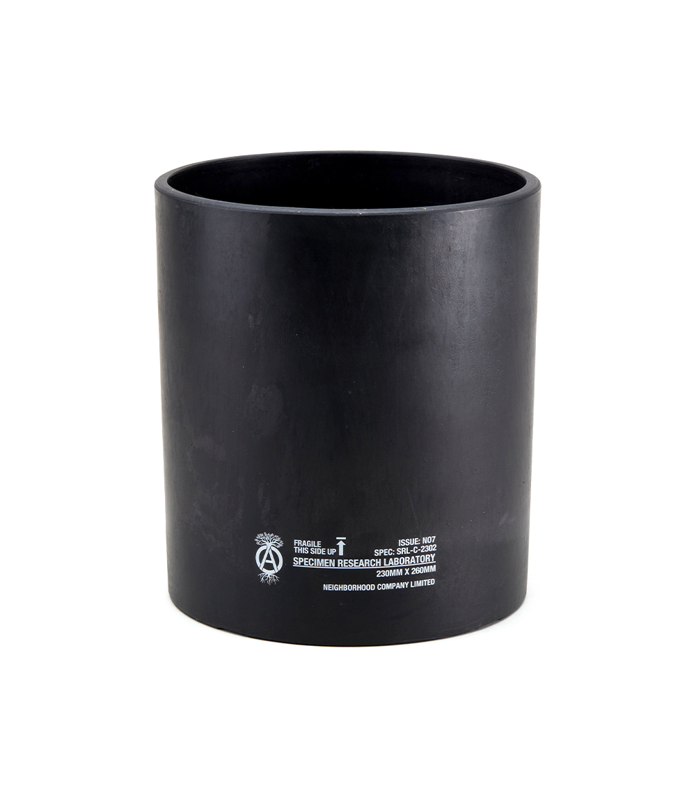 SRL Extra Large Cyclinder Type Plant Pot - Black