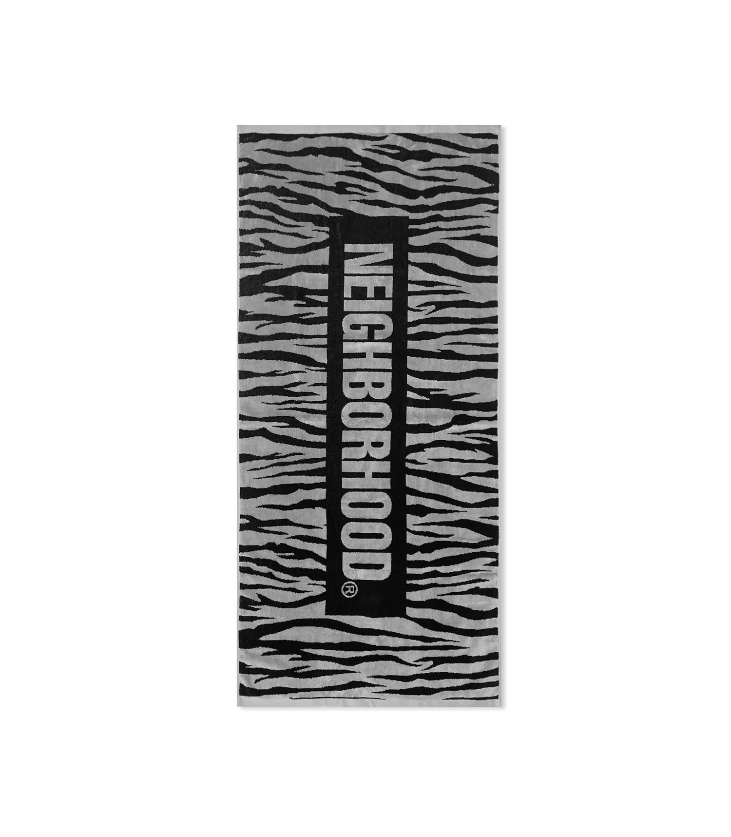 Tiger Pattern Towel - Grey