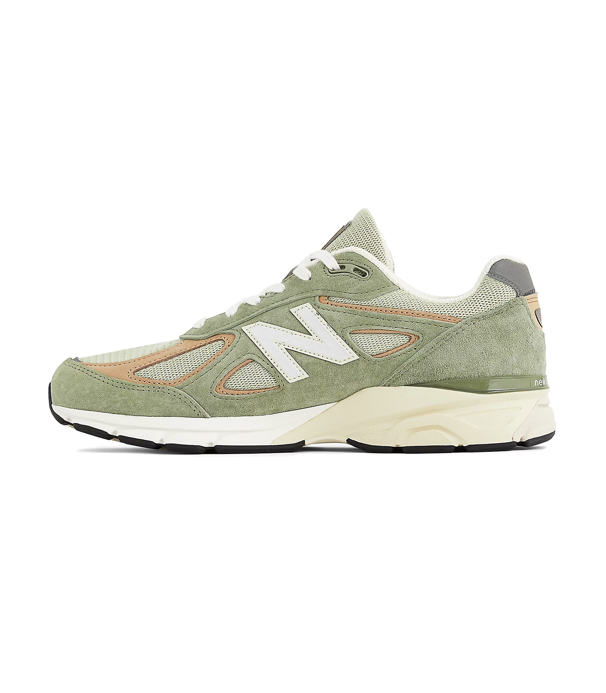 Made in USA 990v4 - Olive Incense / White