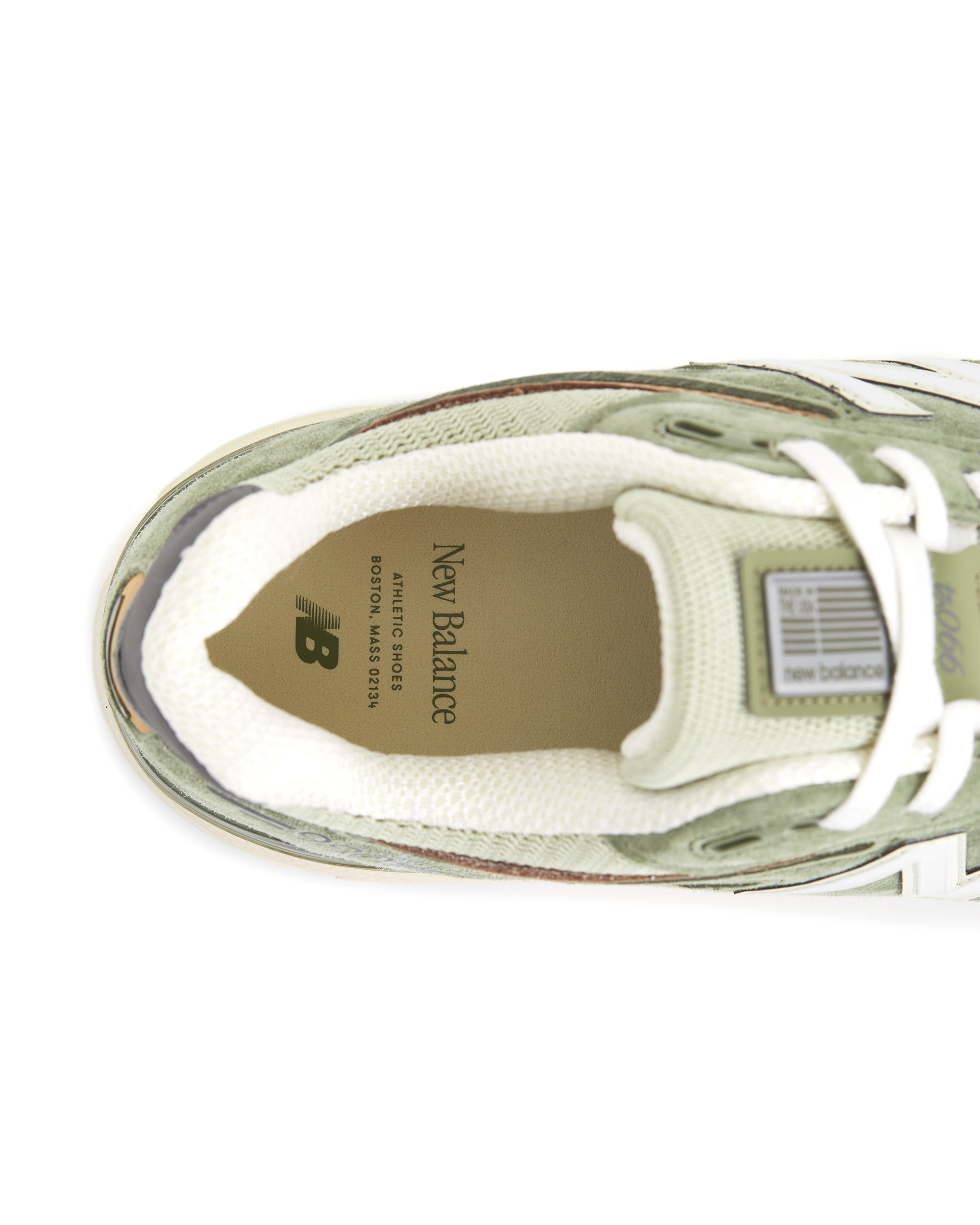 Made in USA 990v4 - Olive Incense / White