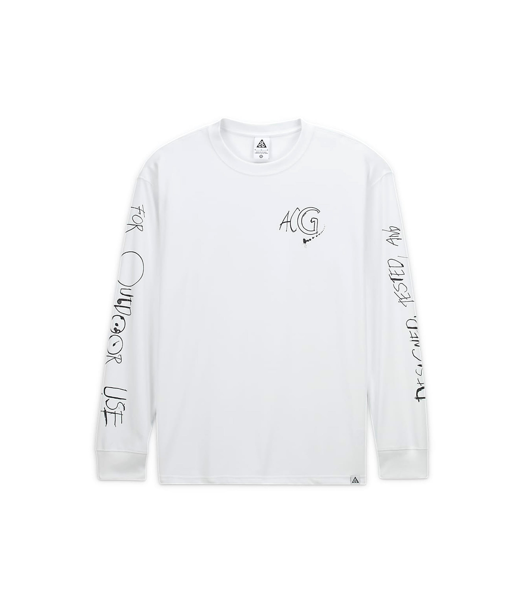 RS2 L/S T-shirt - Summit White / Black