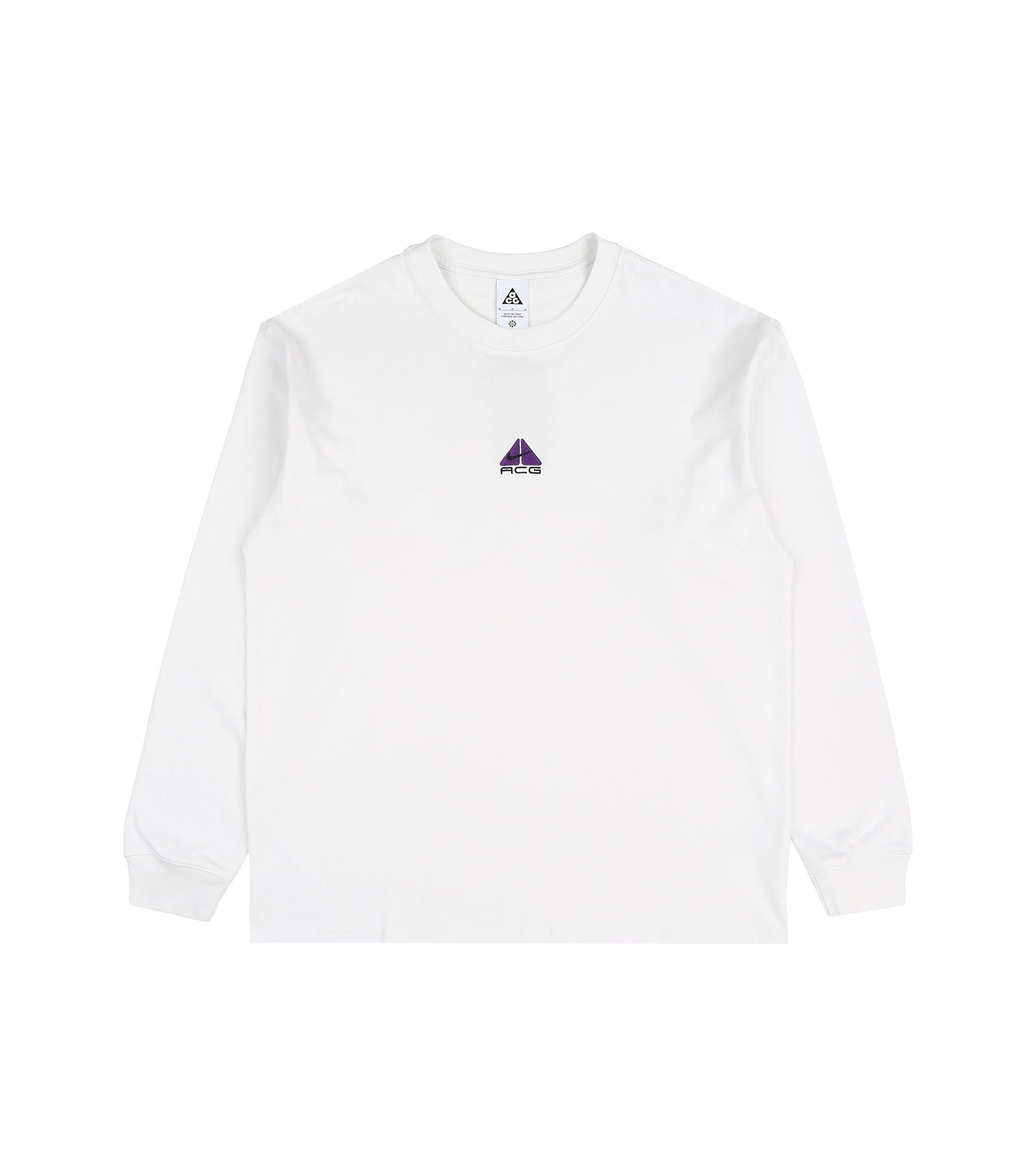 Lungs L/S T-shirt - Summit White / Purple Cosmos