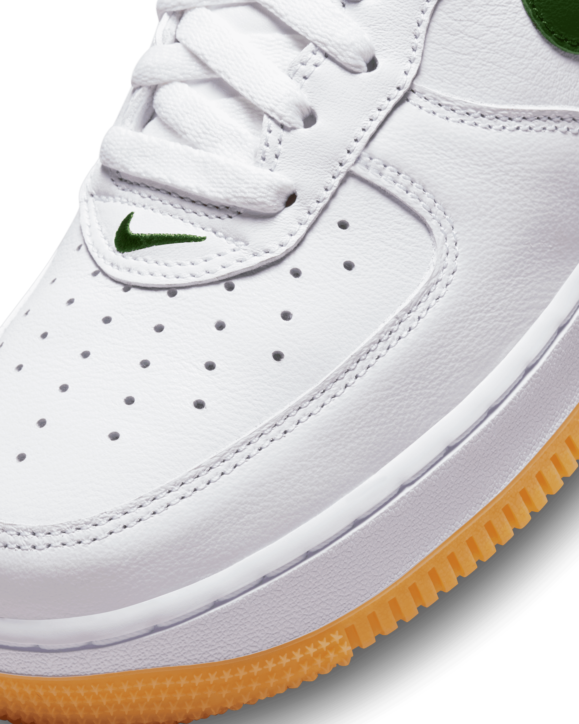 Green air force 1 2025 gum sole