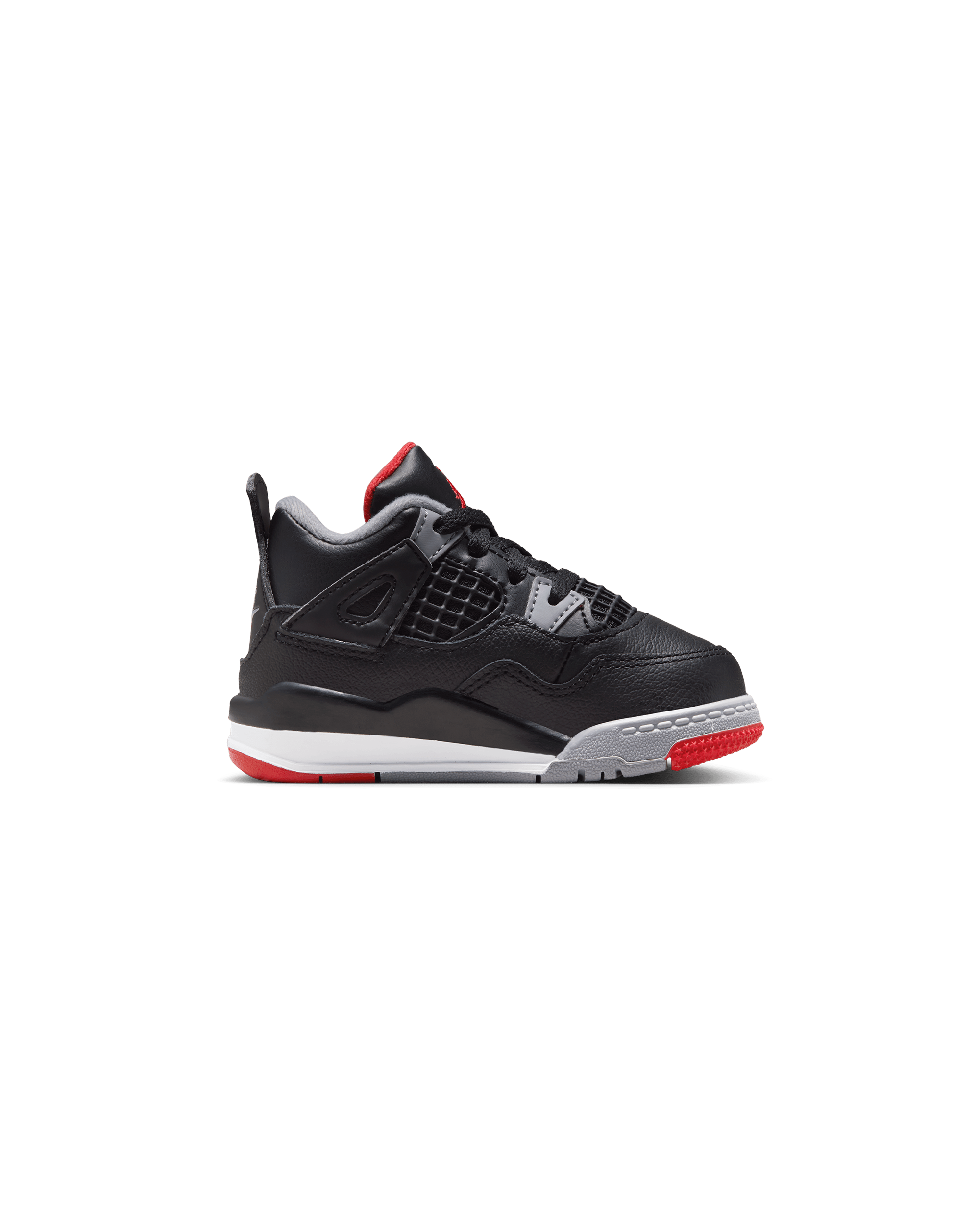 Air Jordan 4 Retro "Bred Reimagined" (TD) - Black / Fire Red / Grey / White