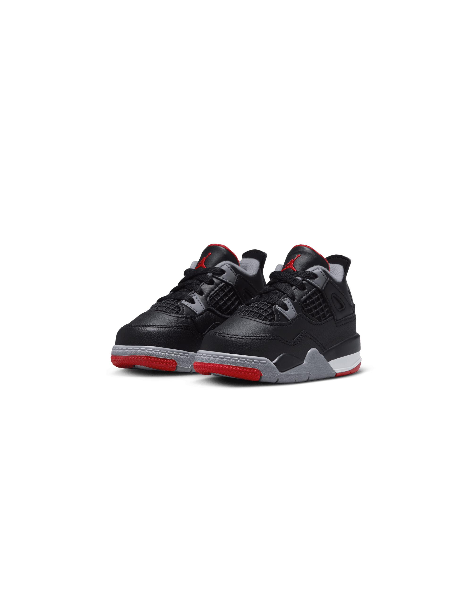 Air Jordan 4 Retro "Bred Reimagined" (TD) - Black / Fire Red / Grey / White