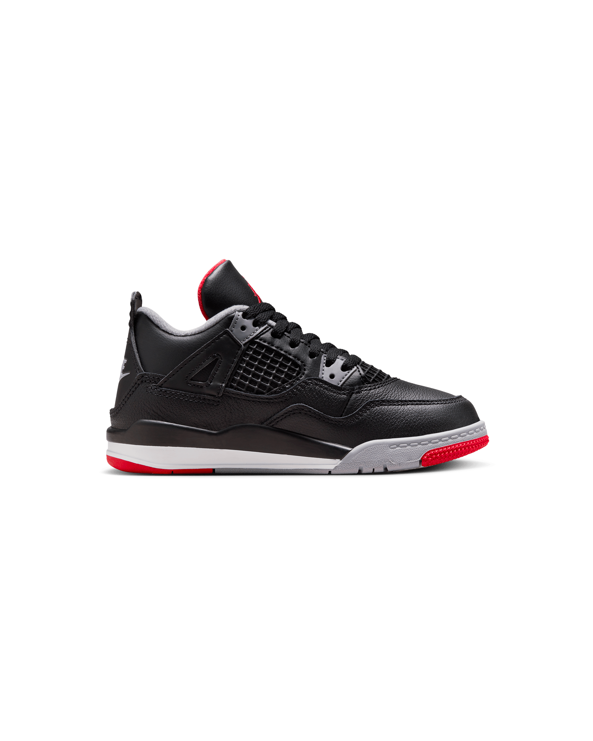 Air Jordan 4 Retro "Bred Reimagined" (PS) - Black / Fire Red / Grey / White