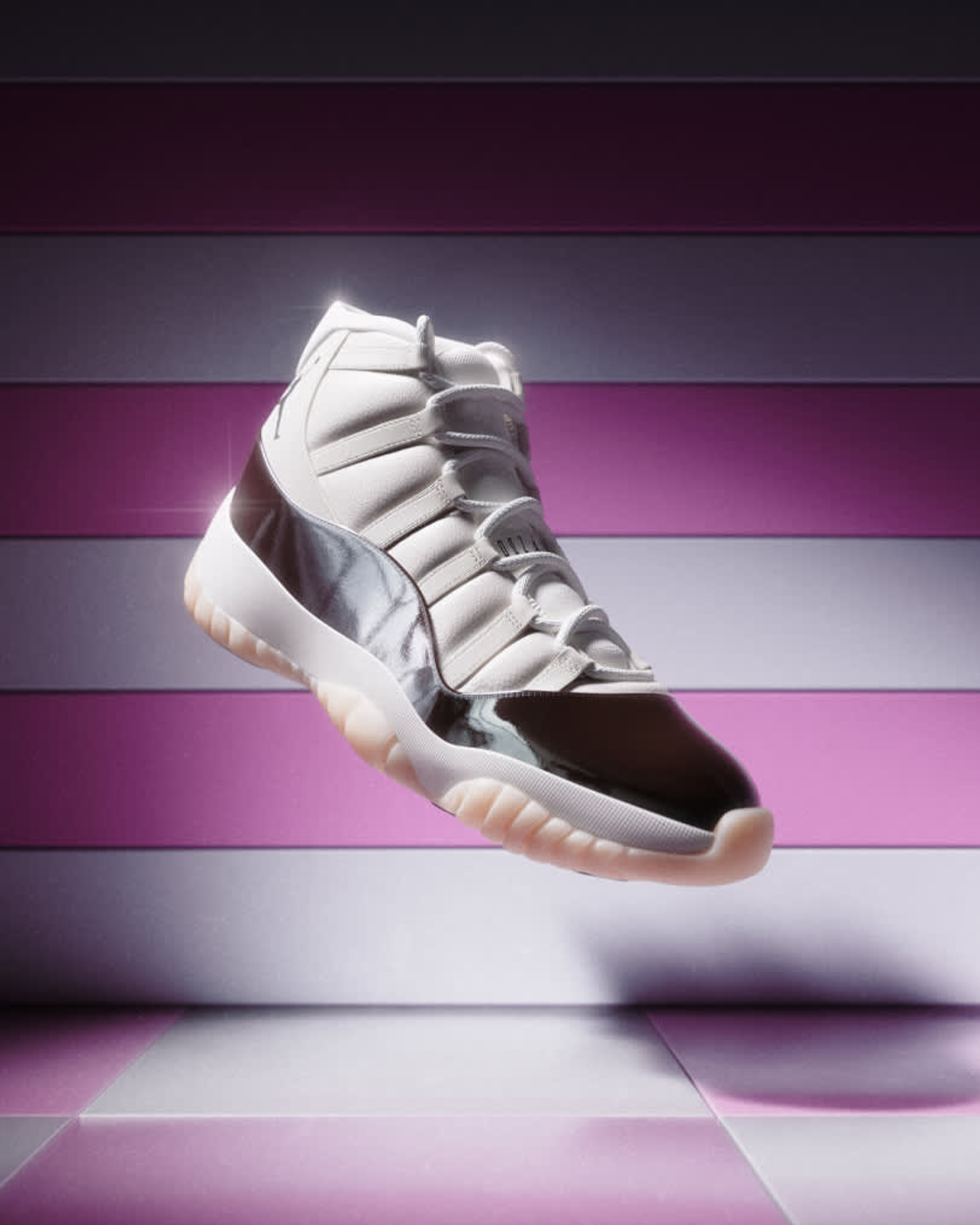 Womens Air Jordan 11 Retro - Sail / Velvet Brown-Atmosphere