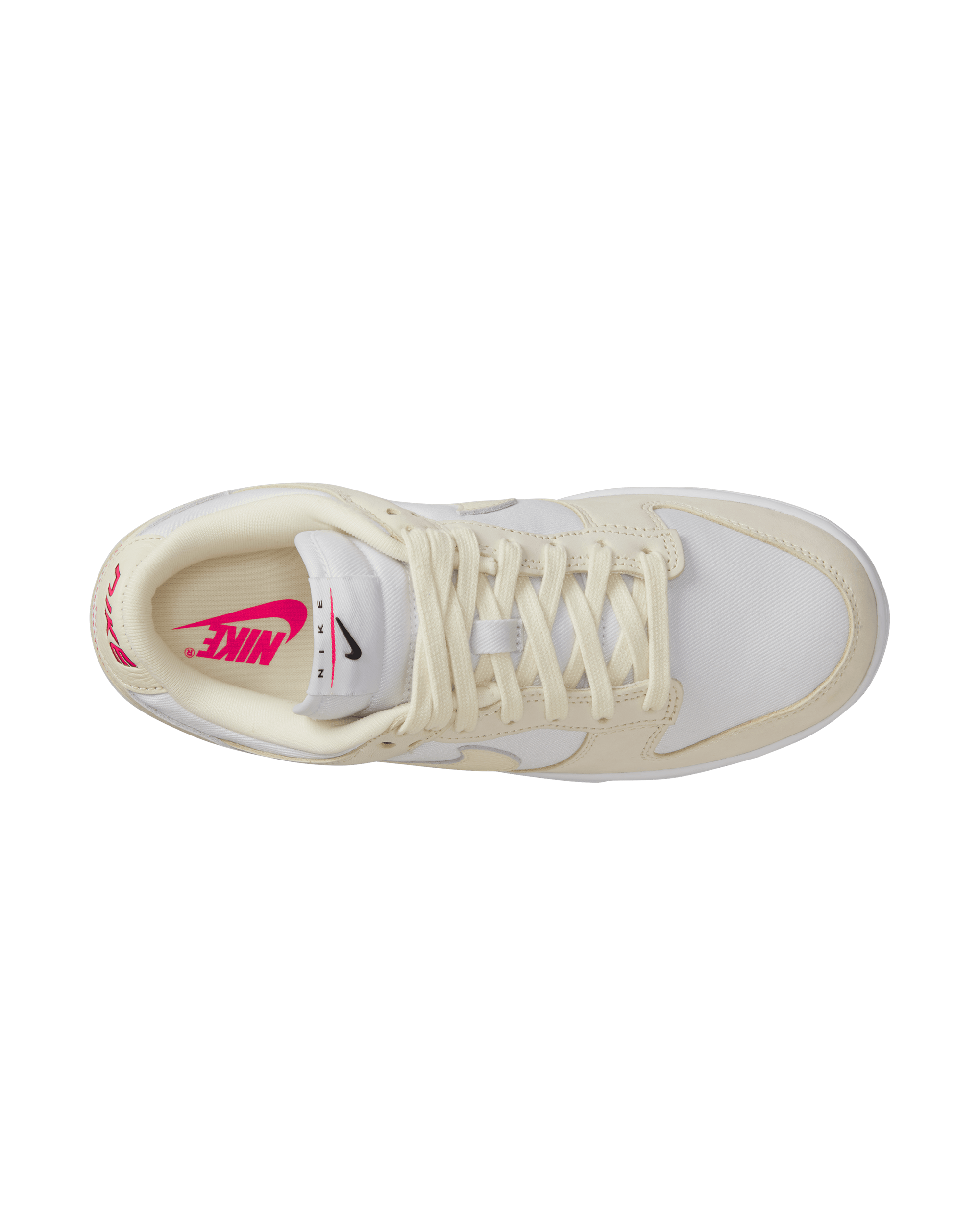 Womens Dunk Low LX - WHITE / COCONUT MILK BLACK SIREN RED