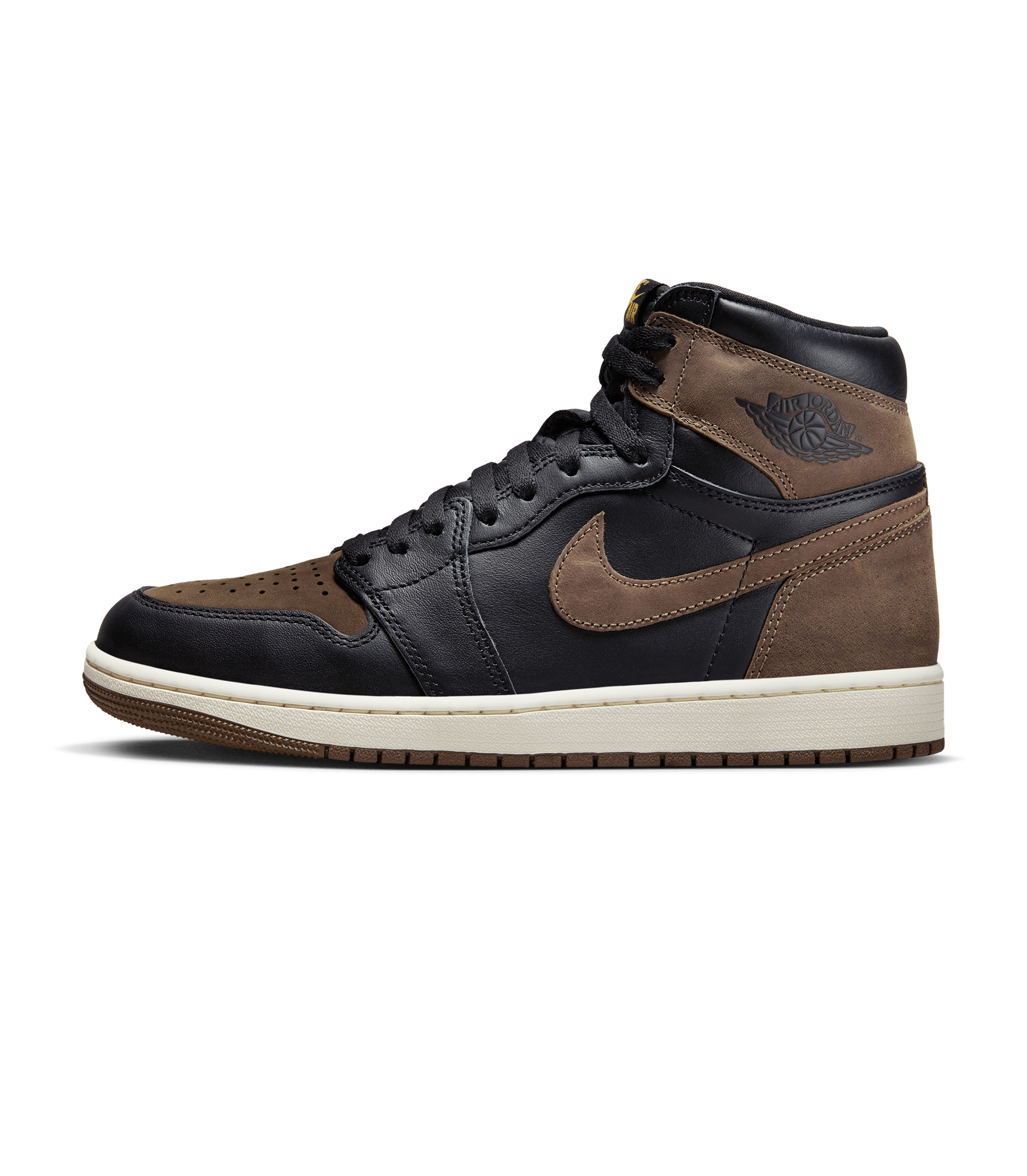 AIR JORDAN 1 RETRO HIGH OG - BLACK / METALLIC GOLD PALOMINO SAIL