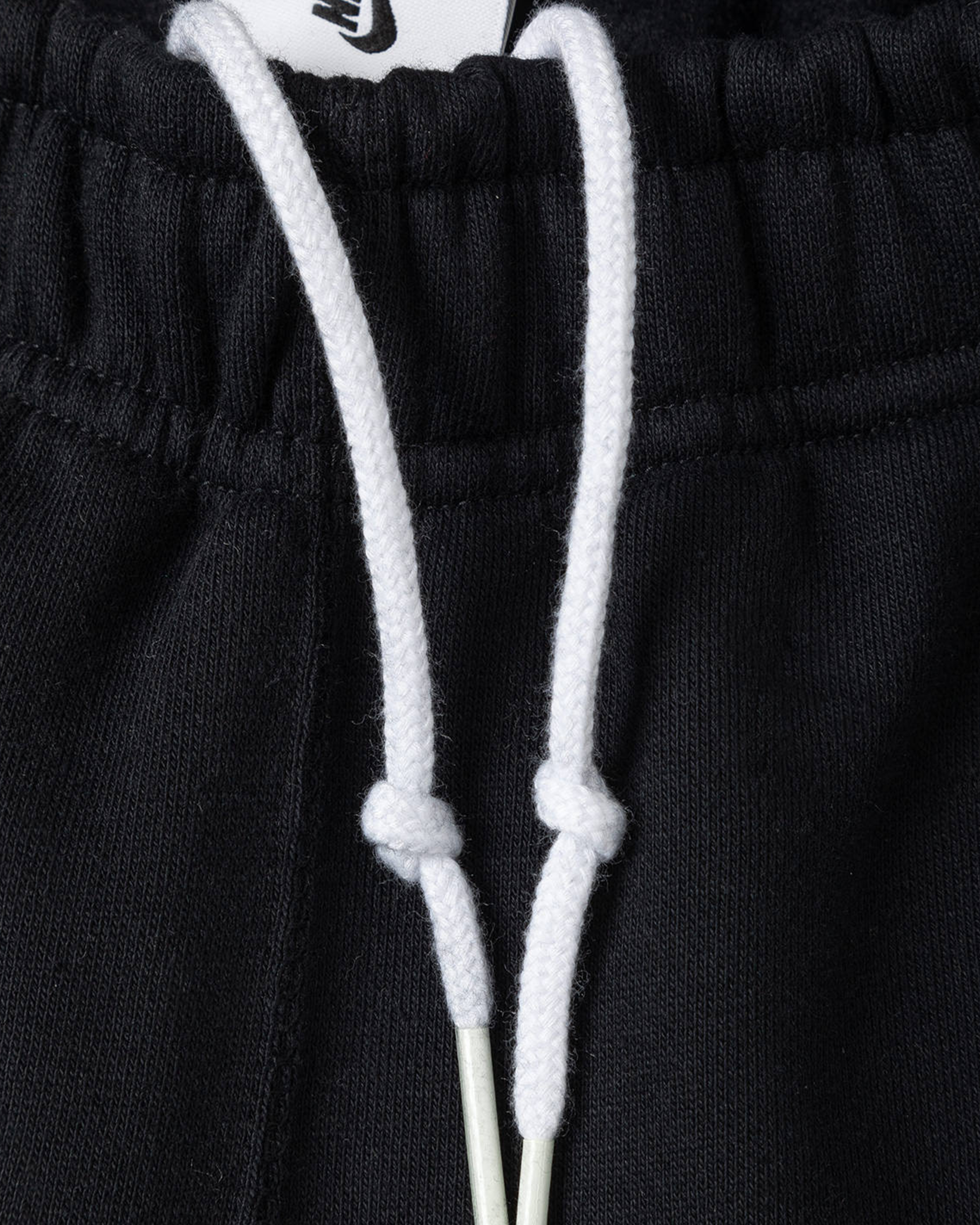 Solo Swoosh Open Leg Fleece Sweatpant - Black / White