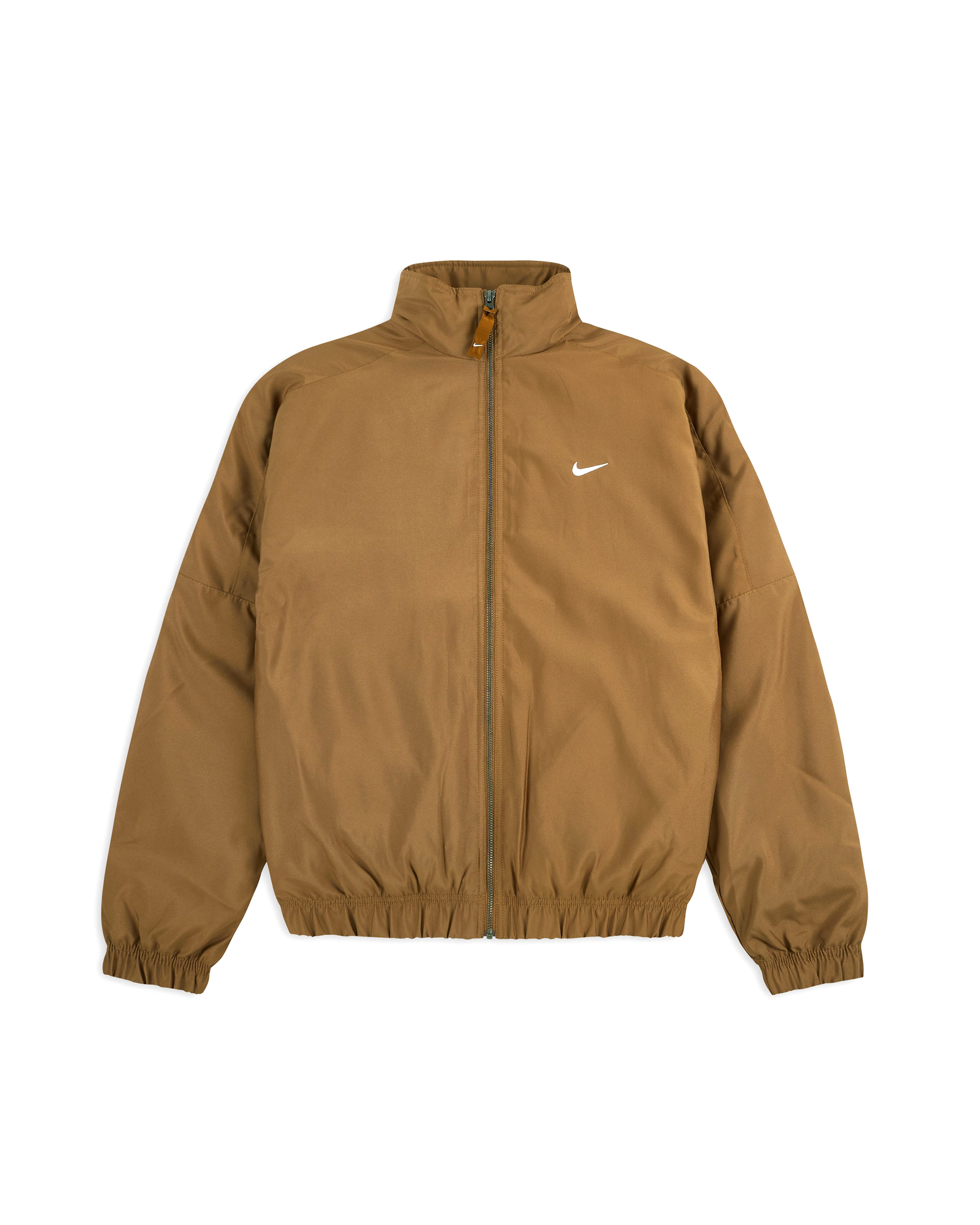 Solo Swoosh Satin Bomber Jacket - Ale Brown / White