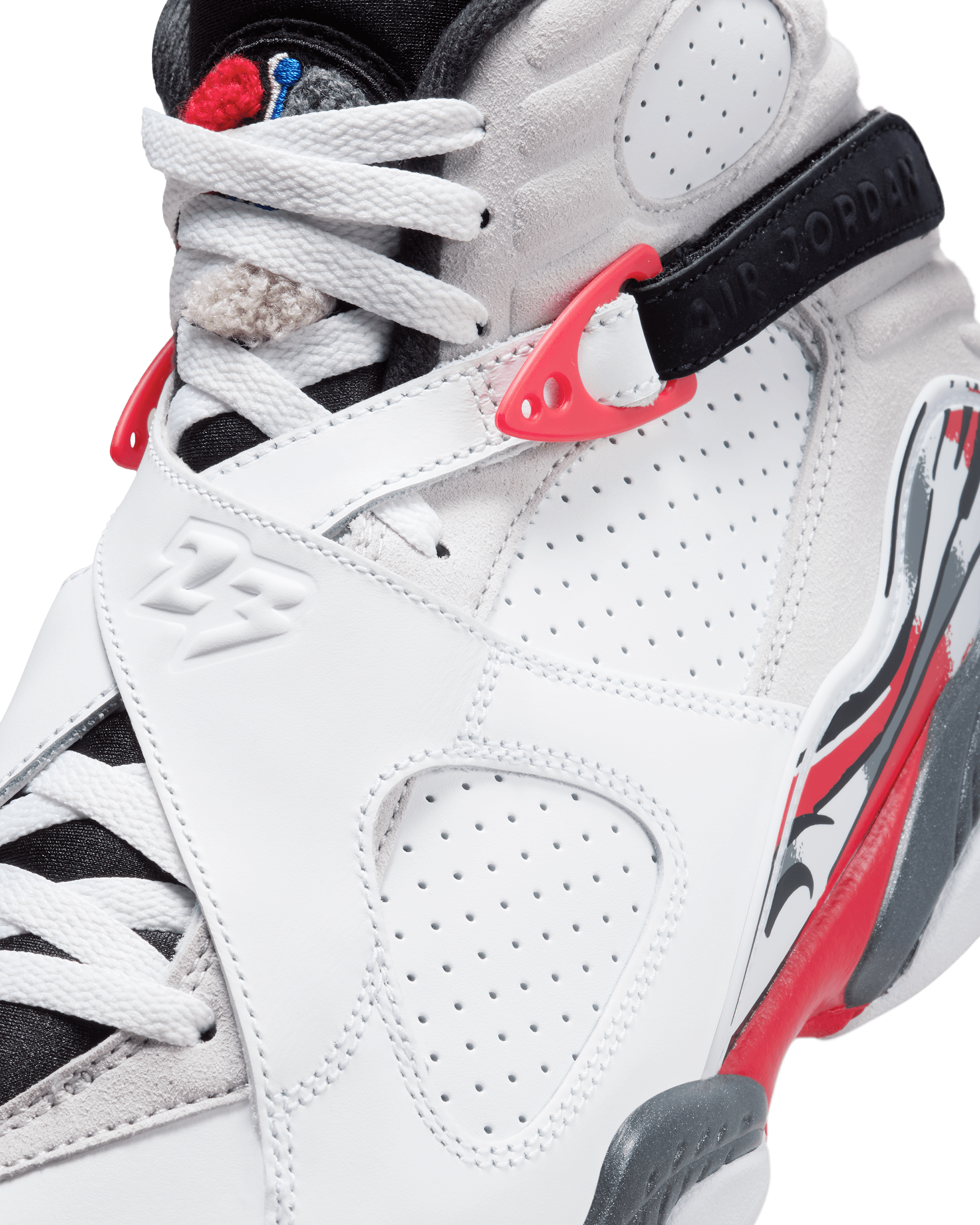 Air Jordan 8 Retro - White / Black / True Red