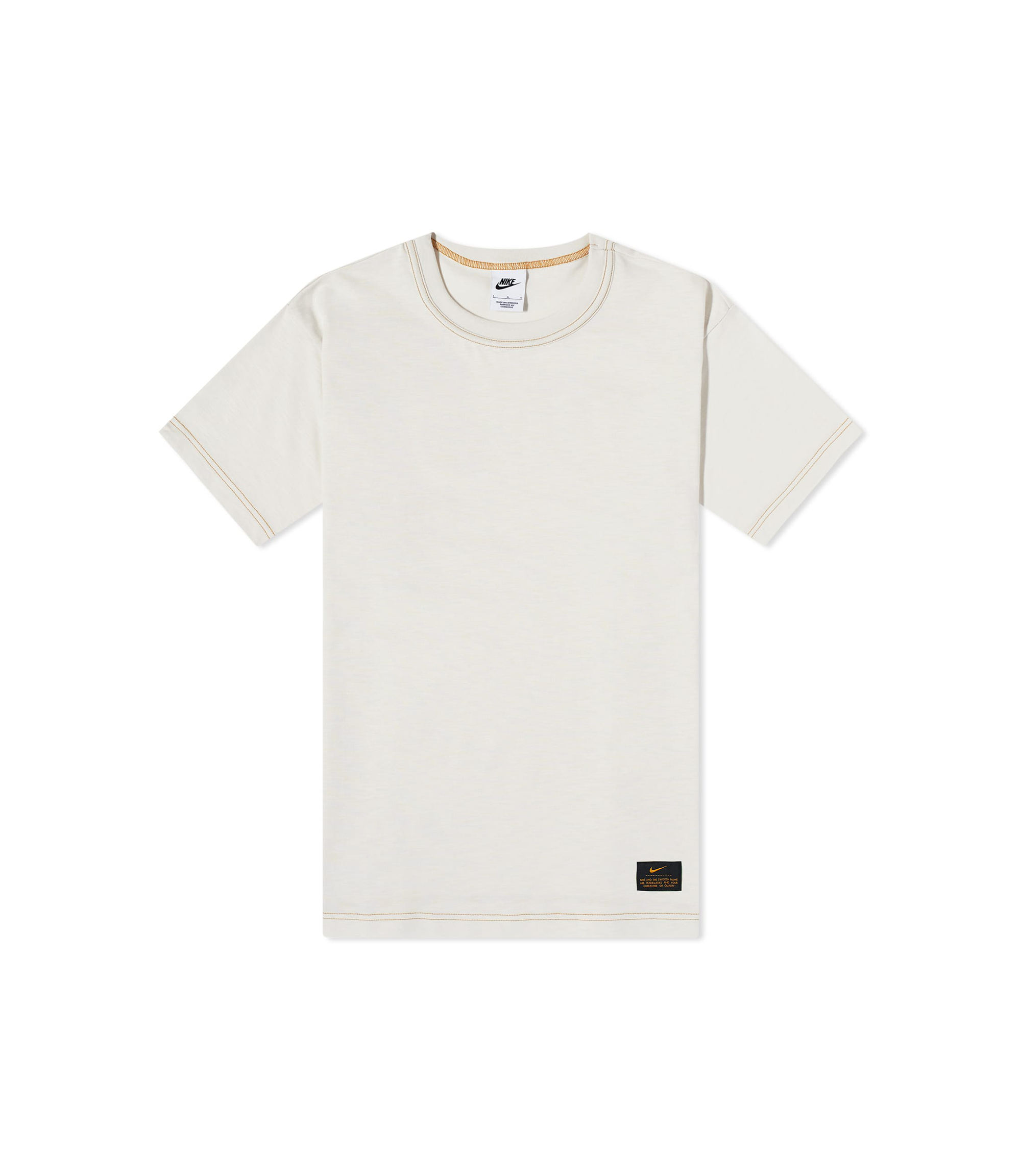 Life Knit T-shirt - PHANTOM / GOLD SUEDE