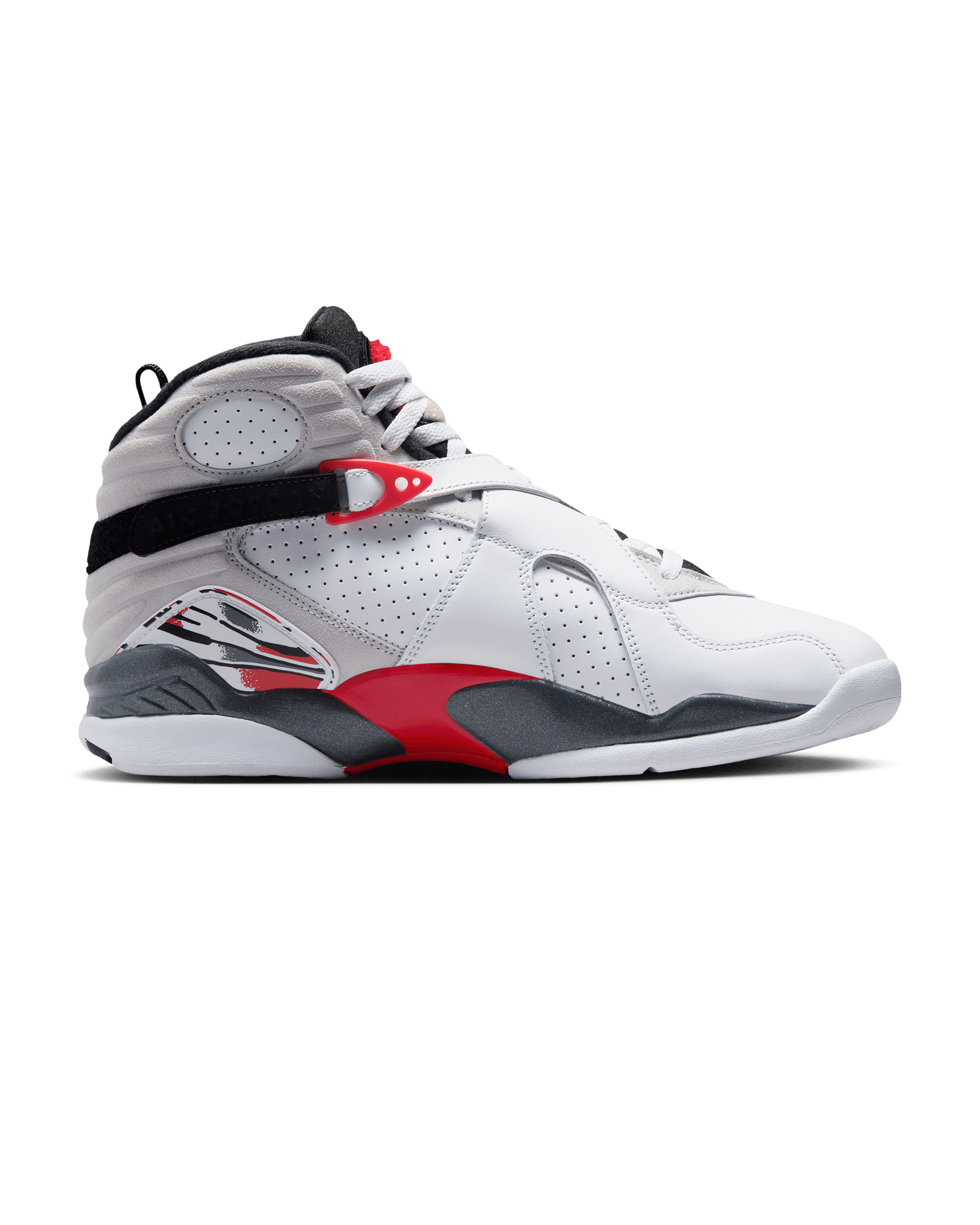 red white and black jordan 8