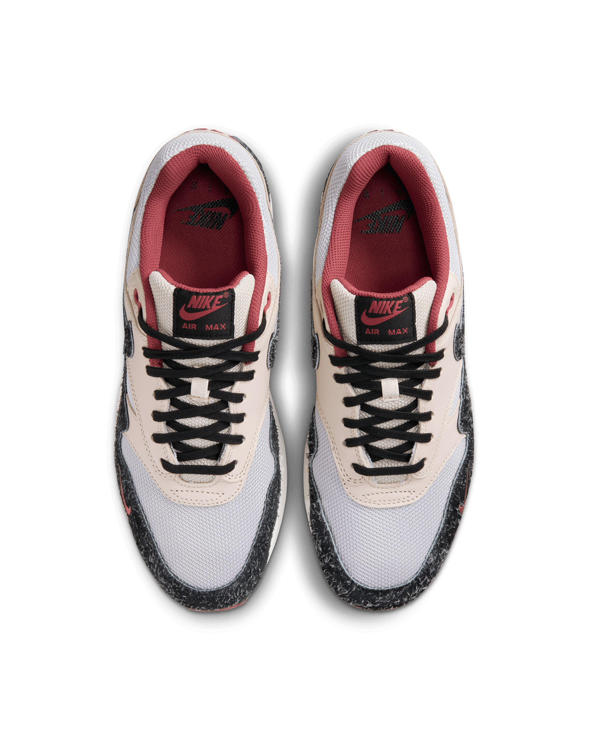 Nike Air Max 1 Prm - Pearl White / Black-Vast Grey-Cedar