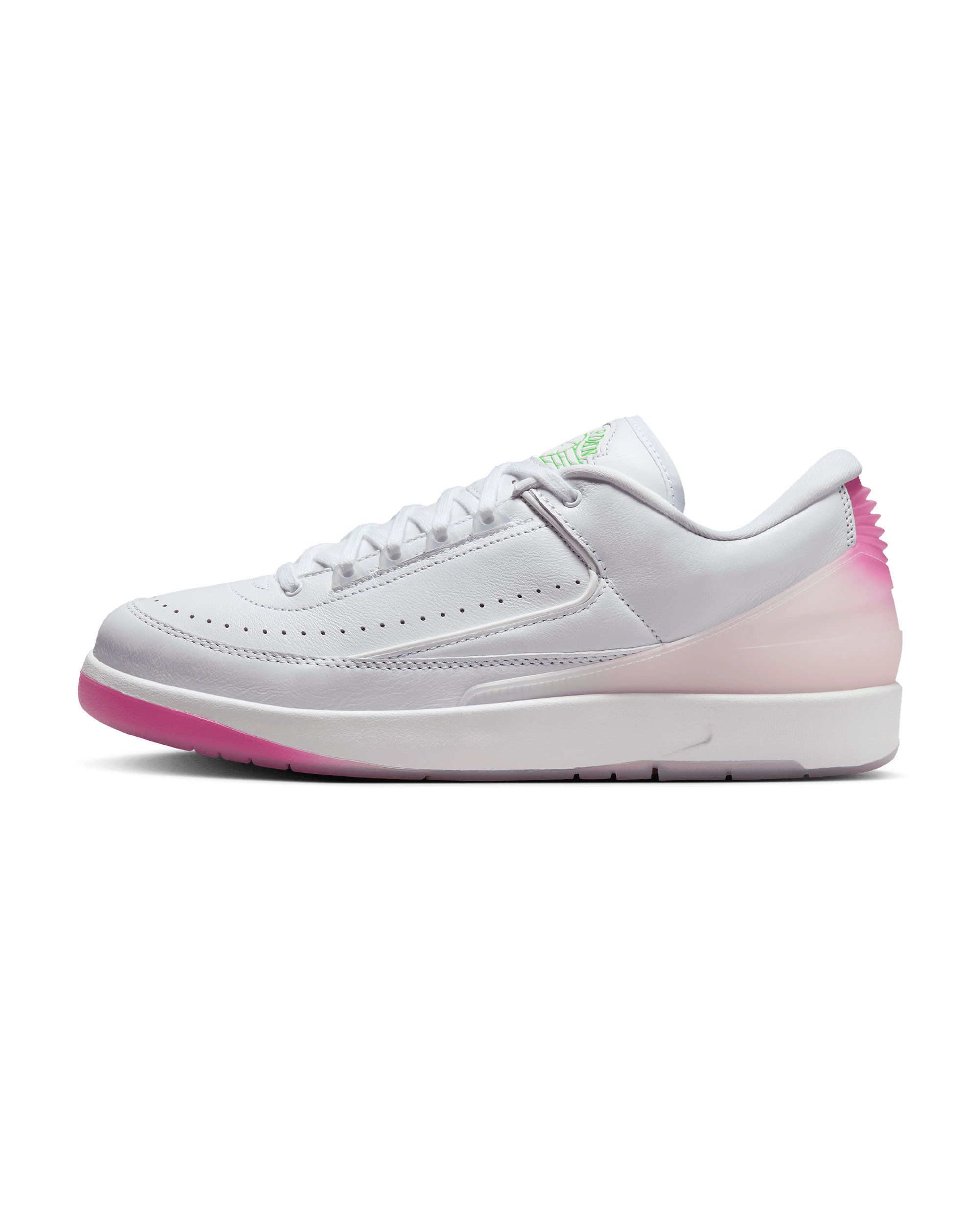 Air Jordan 2 "Sakura" - White / Strike Green / Playful Pink