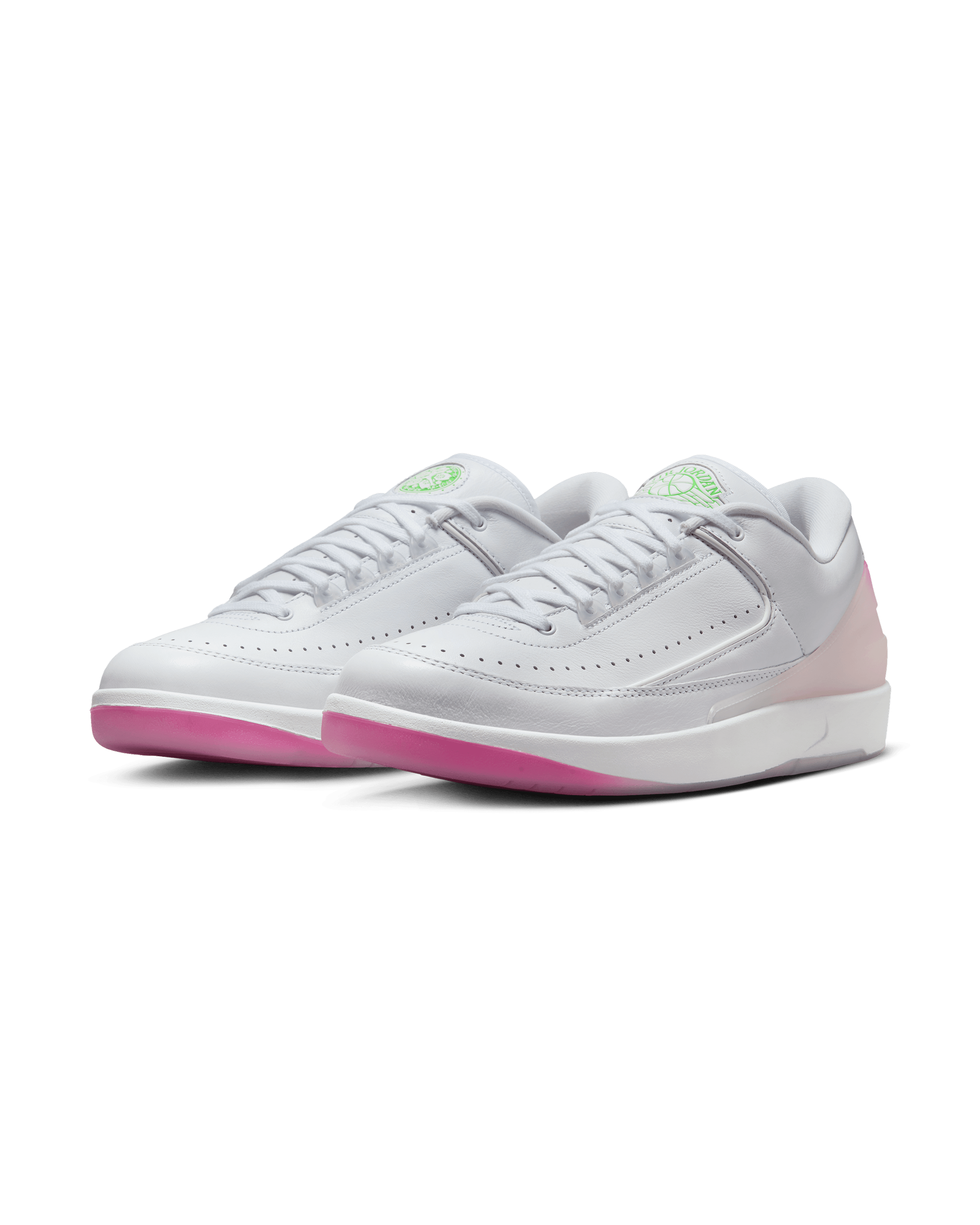 Air Jordan 2 "Sakura" - White / Strike Green / Playful Pink