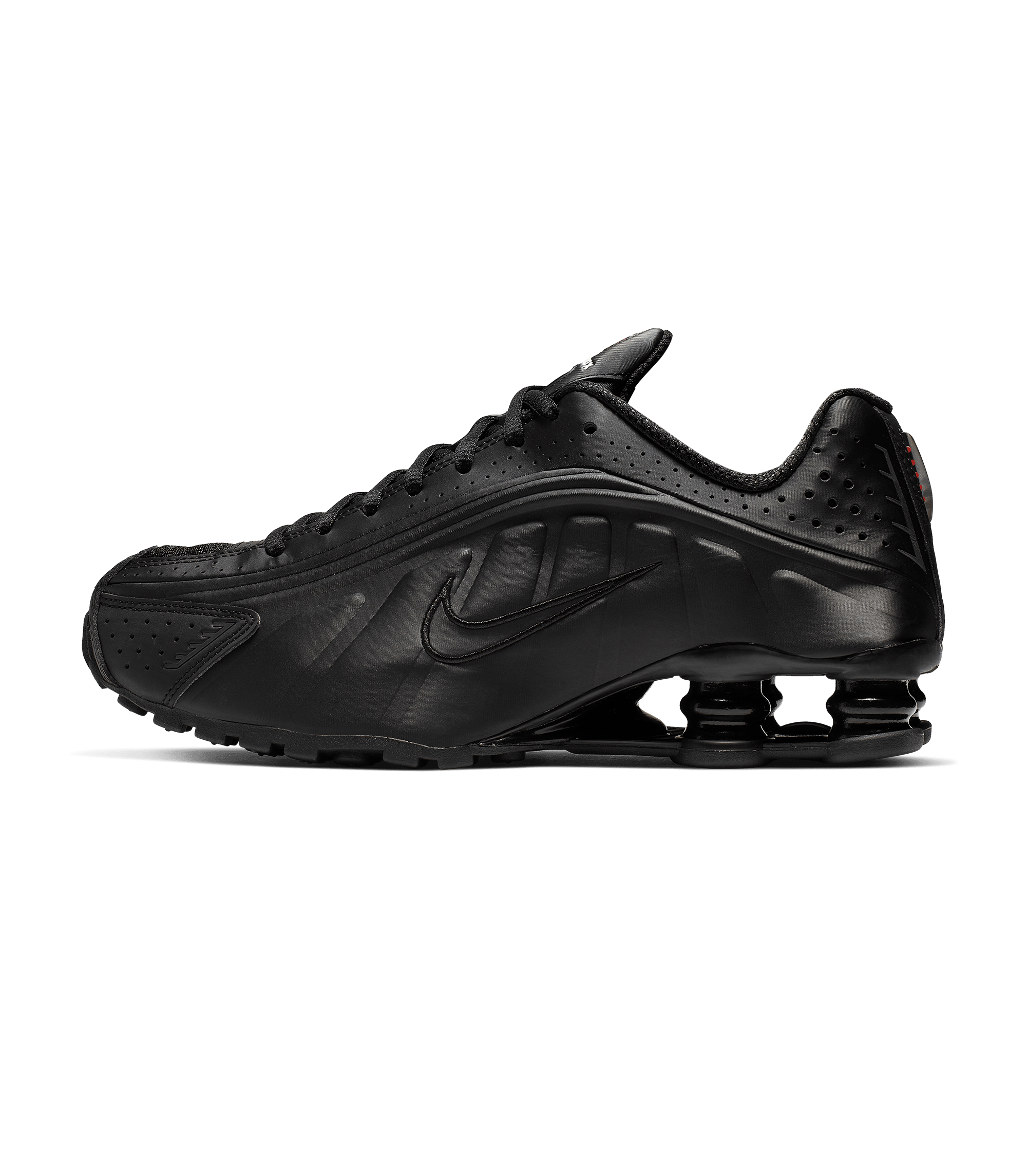 Womens Shox R4 - Black / Black / Max Orange