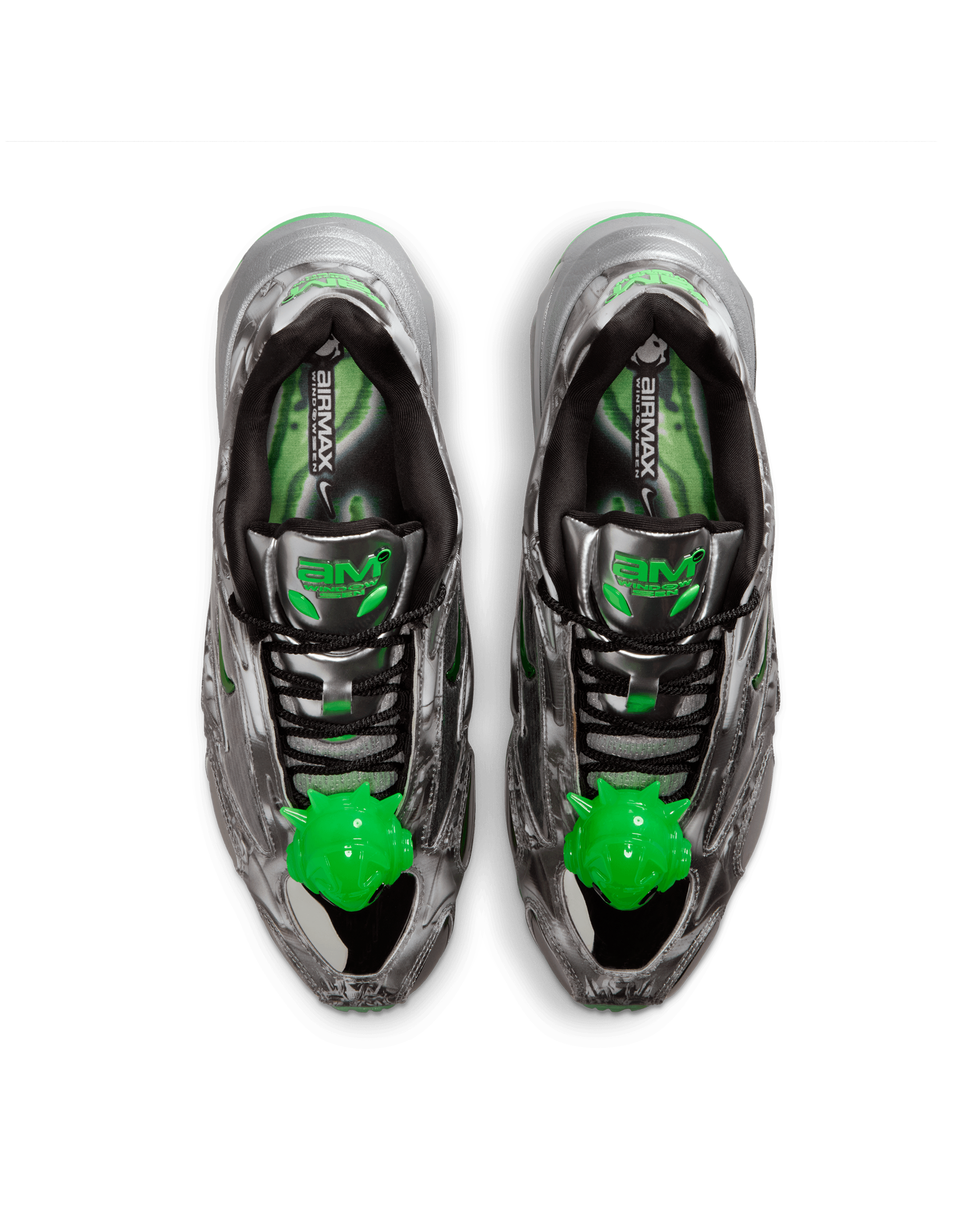 Womens Air Max Muse WINDOWSEN - Metallic Silver / Rage Green / Anthracite
