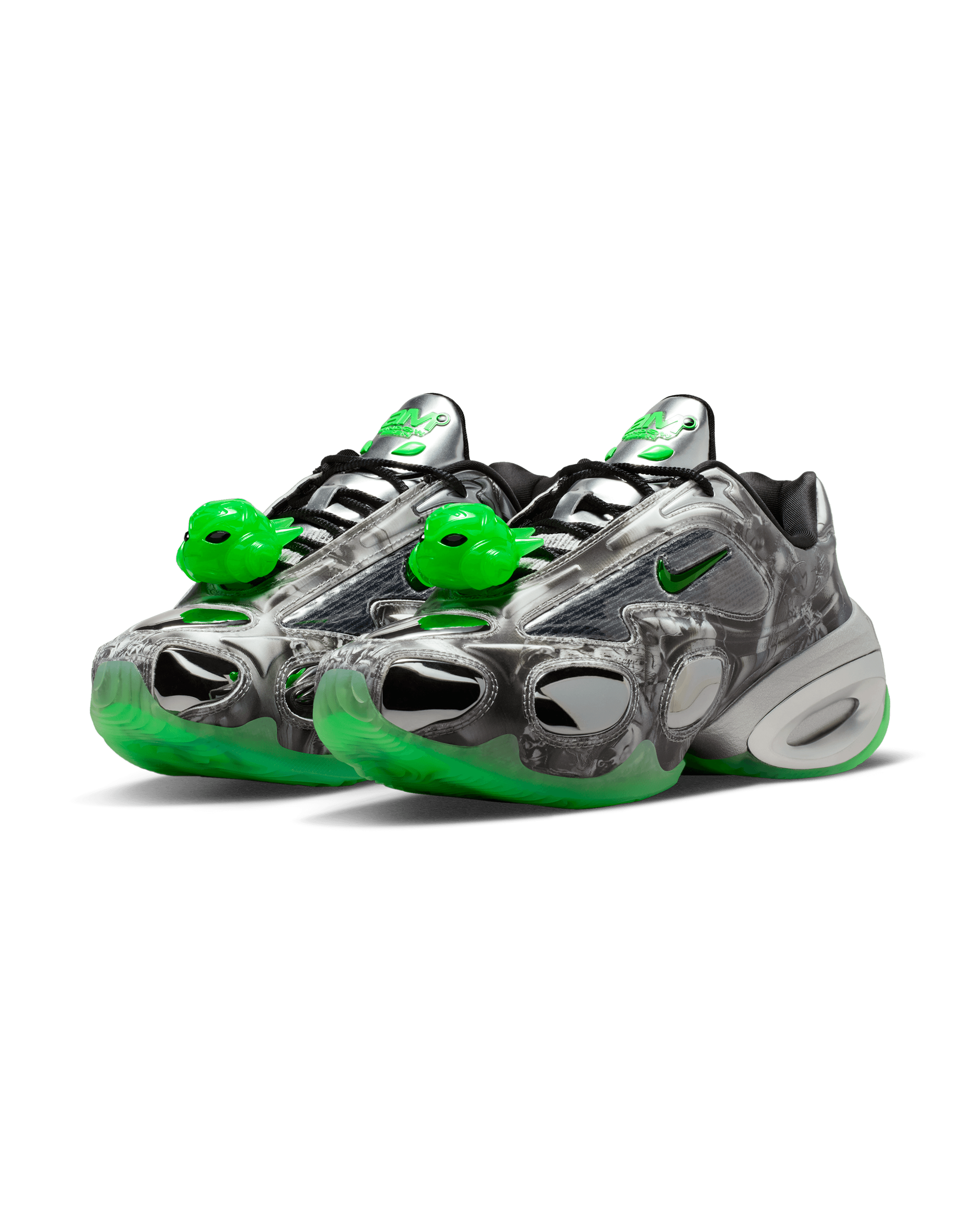 Womens Air Max Muse WINDOWSEN - Metallic Silver / Rage Green / Anthracite