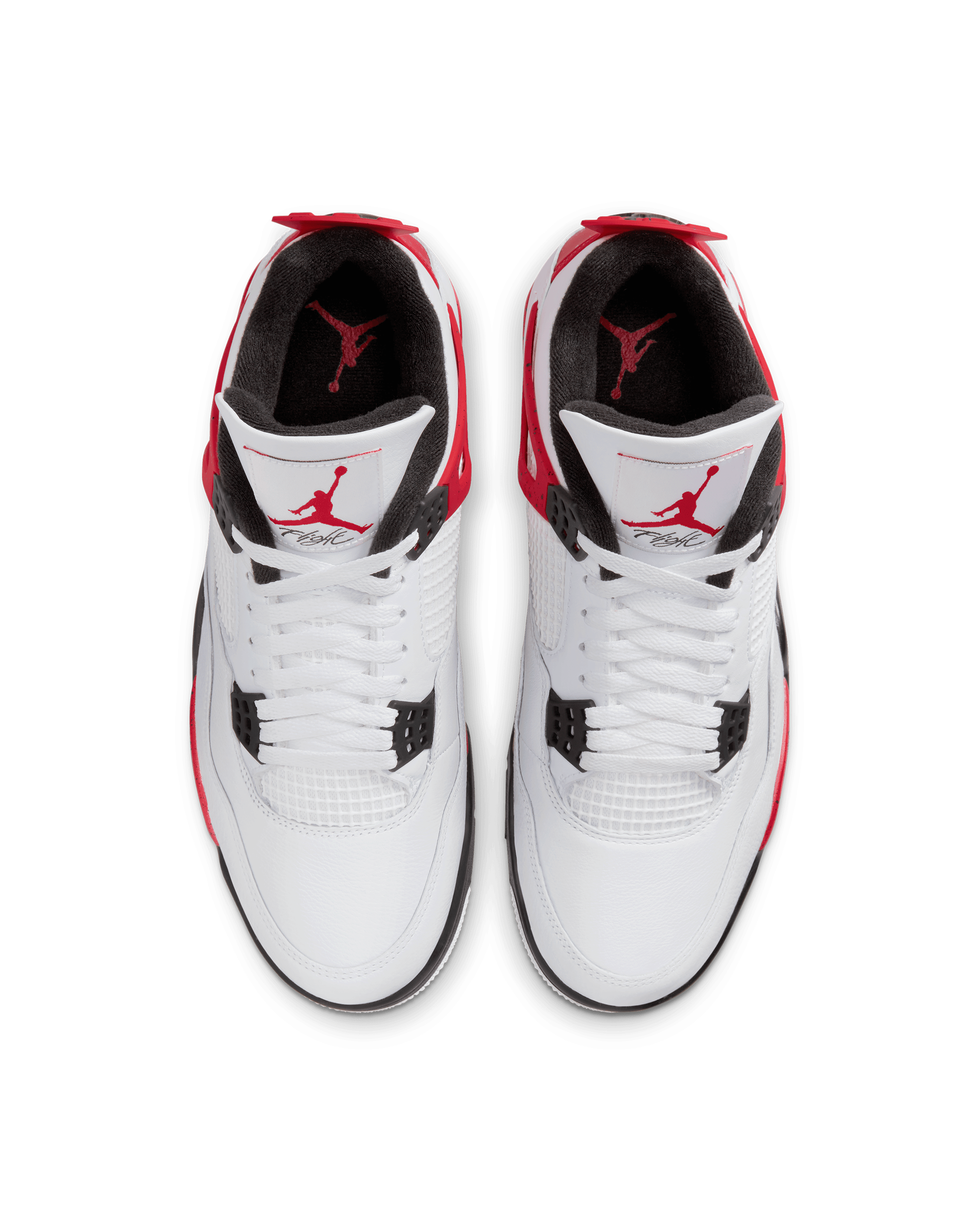Air Jordan 4 Retro "Red Cement" - White / Fire Red / Black