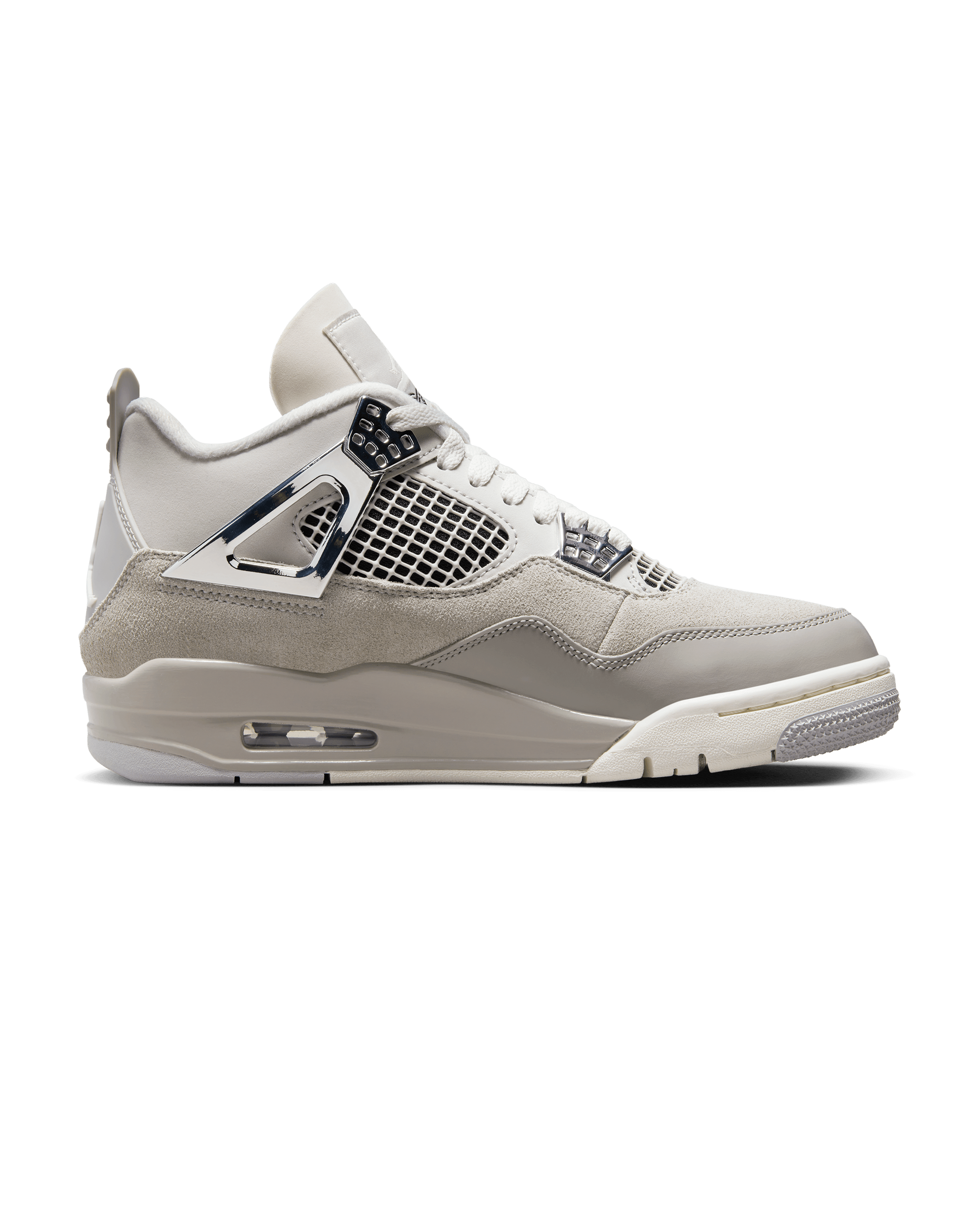 Womens Air Jordan 4 Retro "Frozen Moment" - Light Iron Ore / Sail