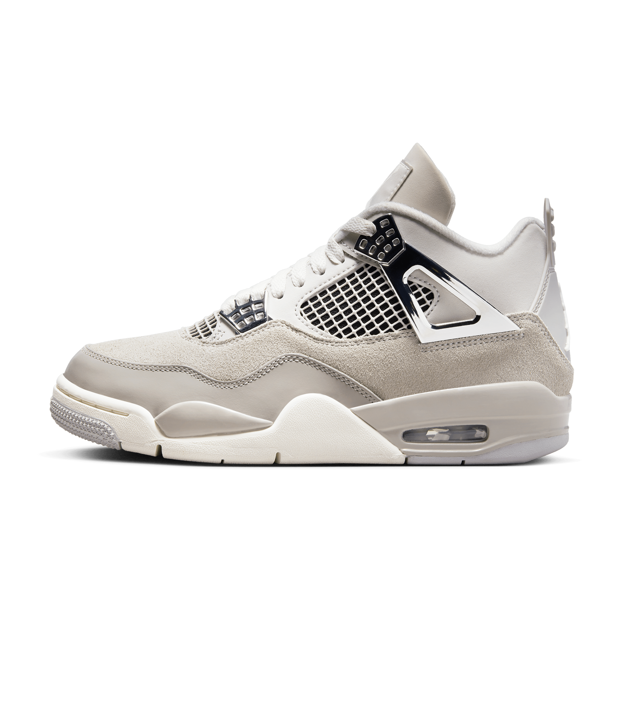 Womens Air Jordan 4 Retro "Frozen Moment" - Light Iron Ore / Sail