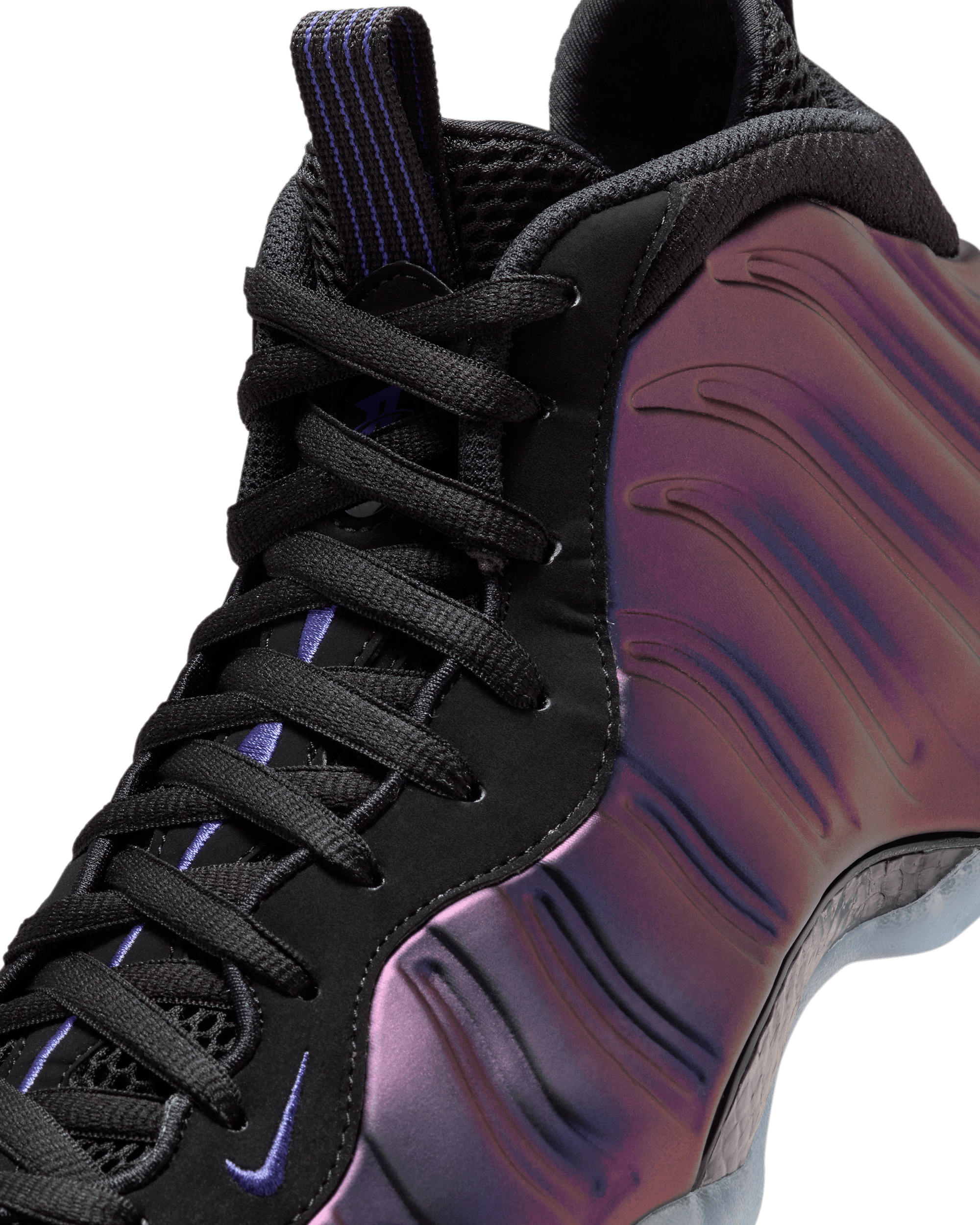 Air Foamposite One - Black / Varsity Purple-Black