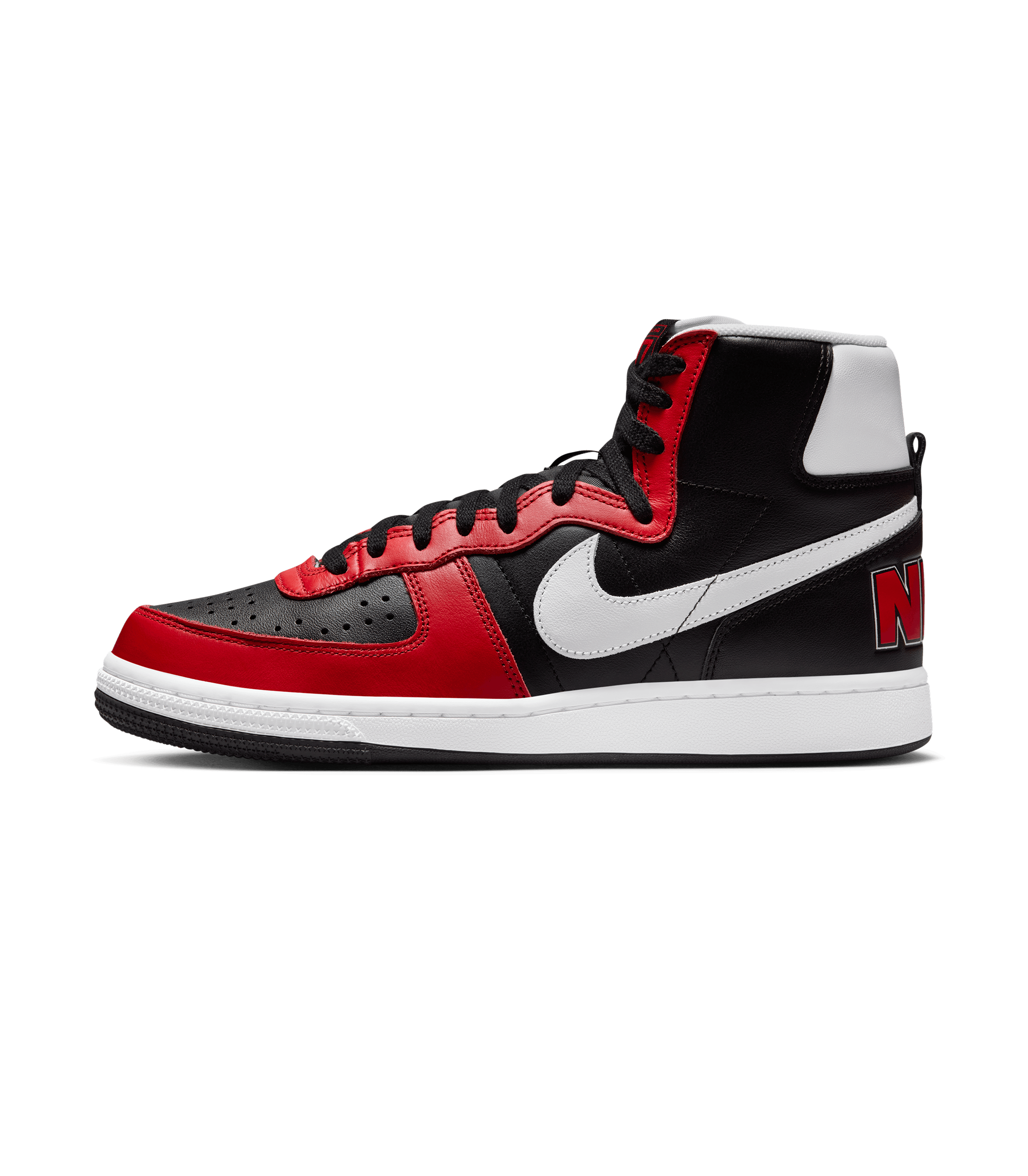 Terminator High - Black / White-University Red
