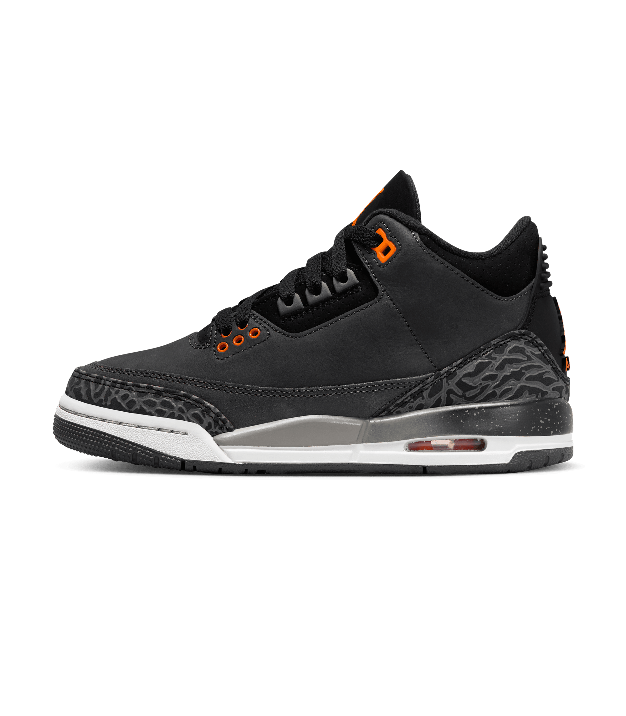 Air Jordan 3 Retro (Gs) - Night Stadium / Total Orange-Black