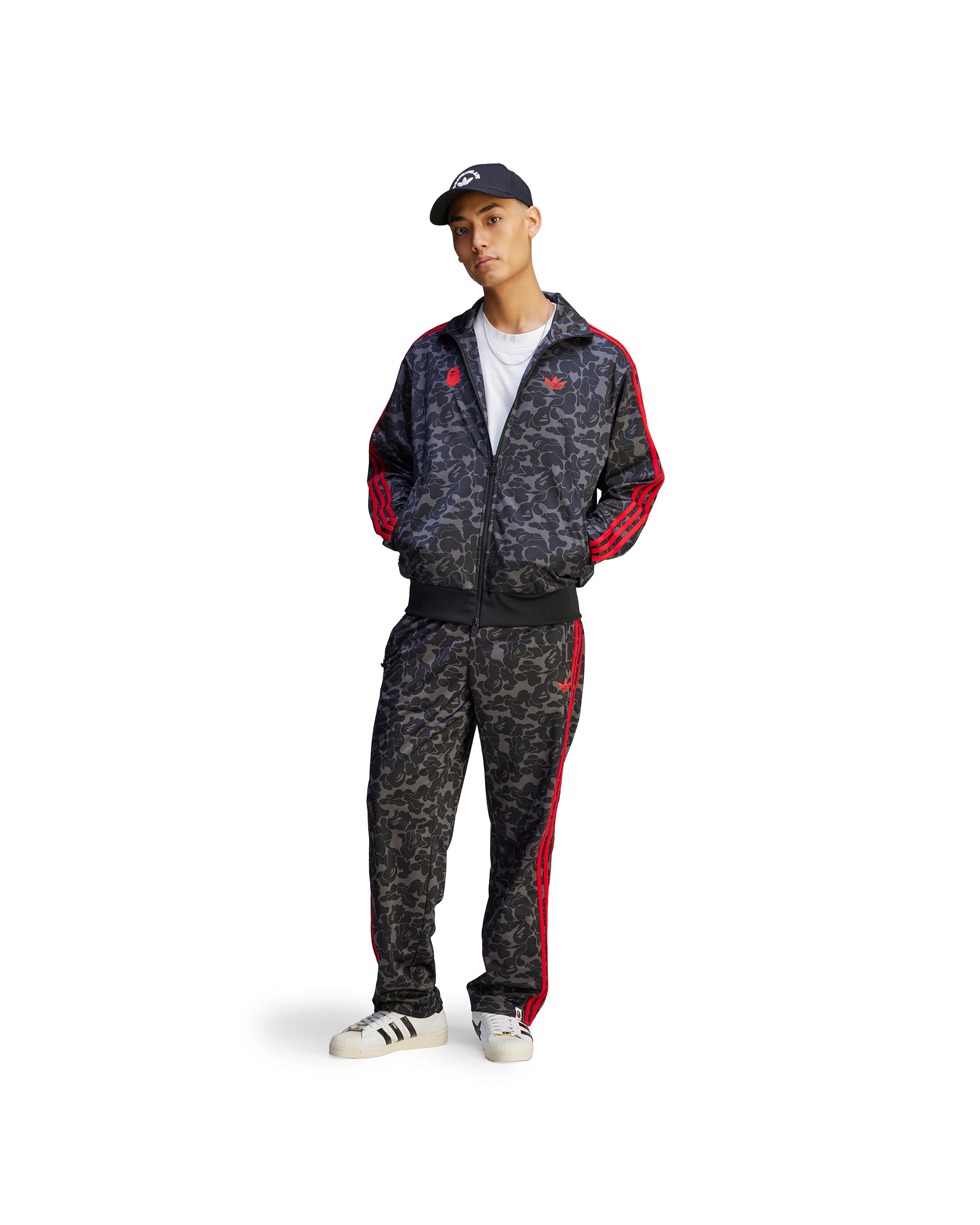 BAPE Football Tracktop - Black