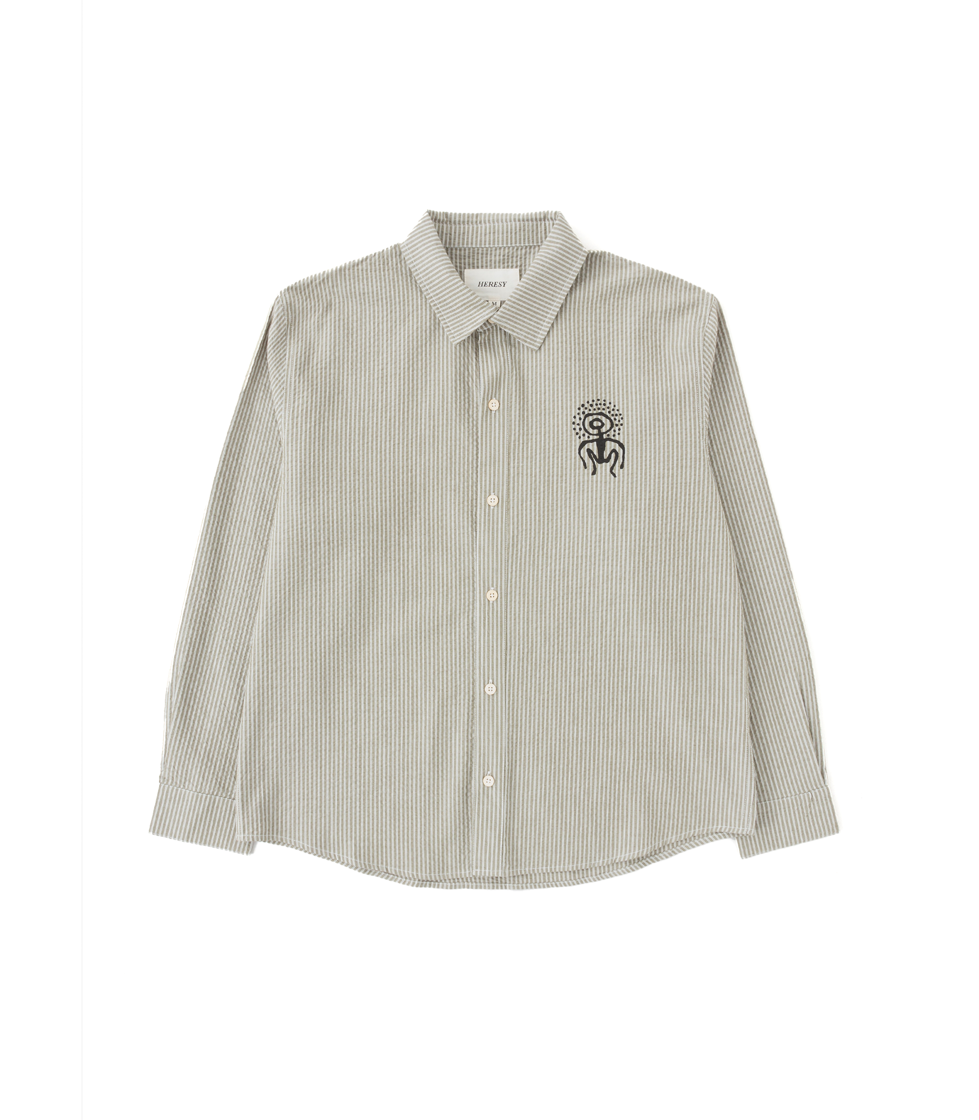 Storyteller L/S Shirt - Green Stripe
