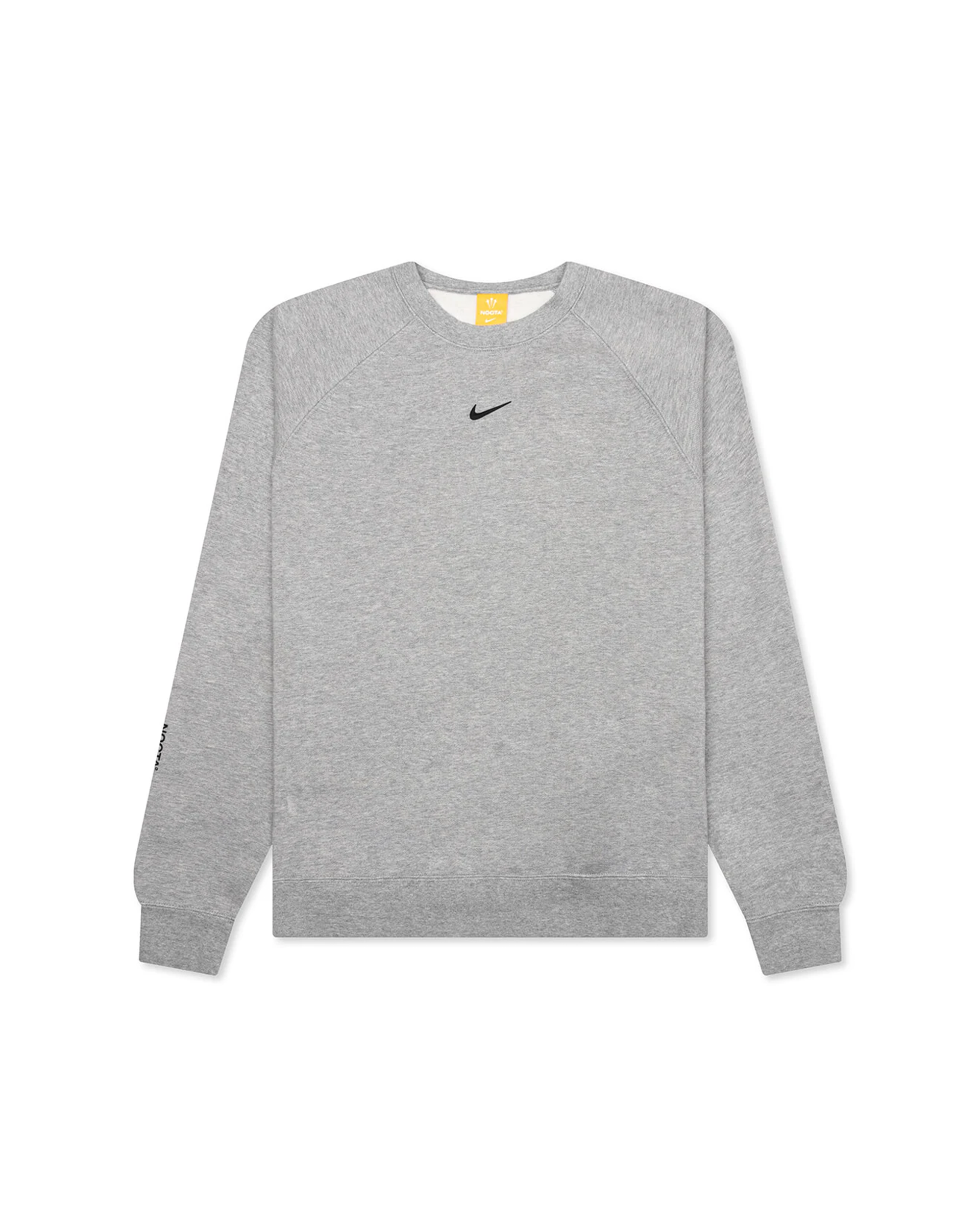 NOCTA Contrast Stitch Crewneck - Dark Grey Heather / Black