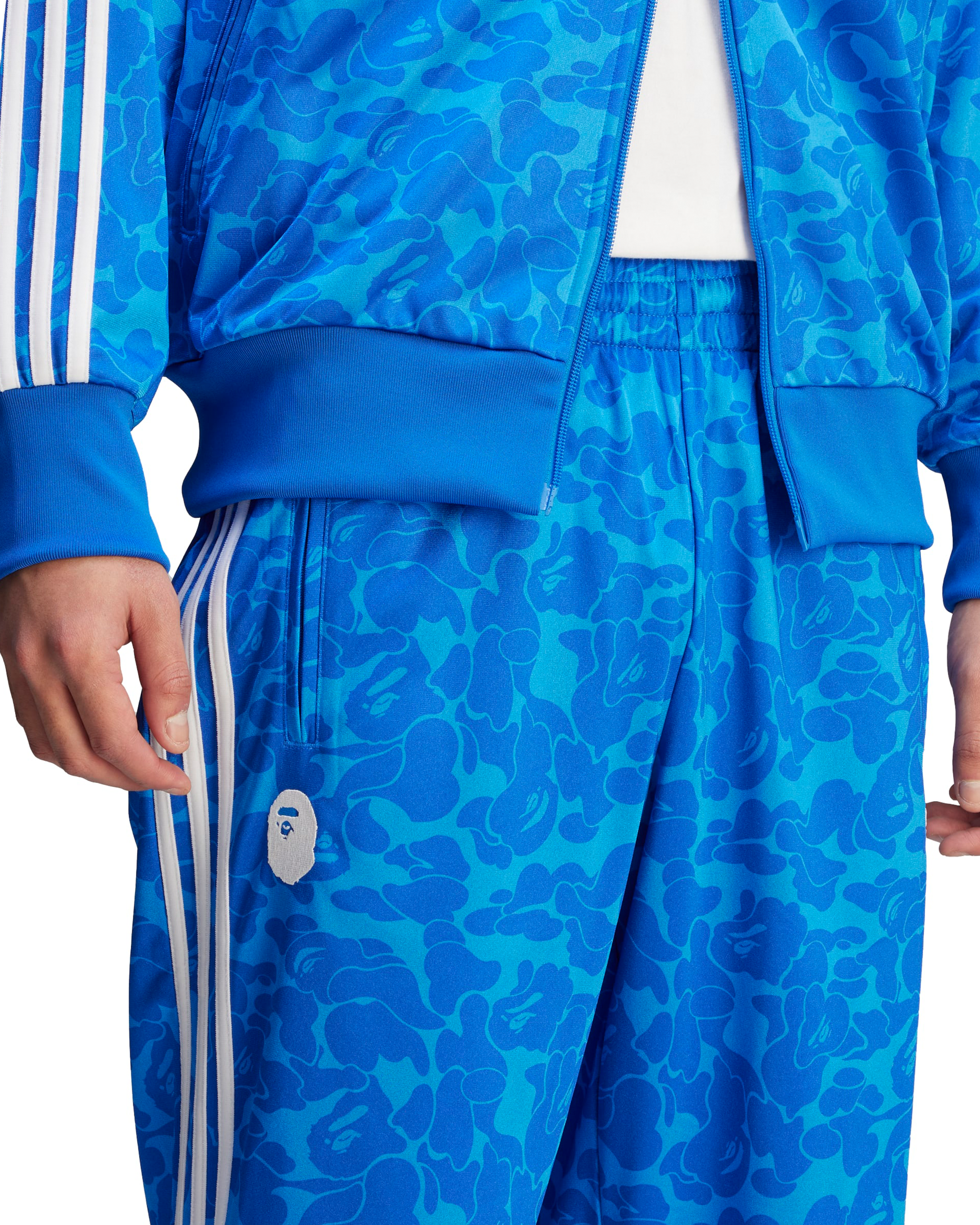 BAPE Football Trackpants - Blue
