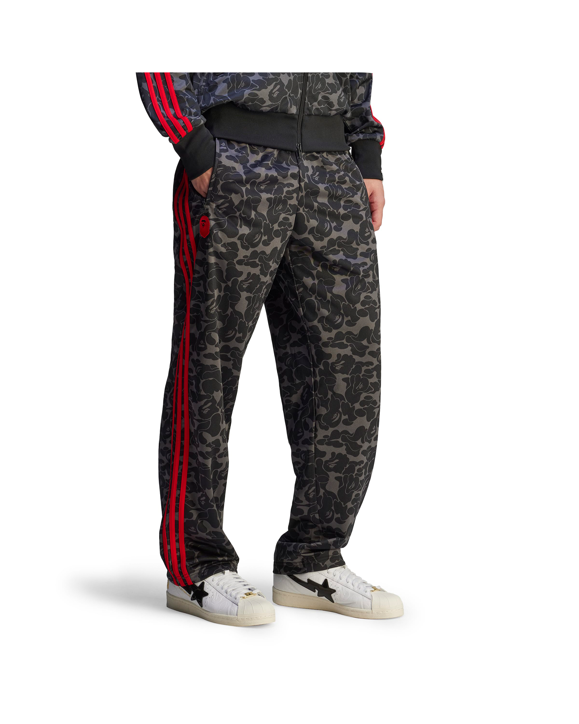 BAPE Football Trackpants - Black