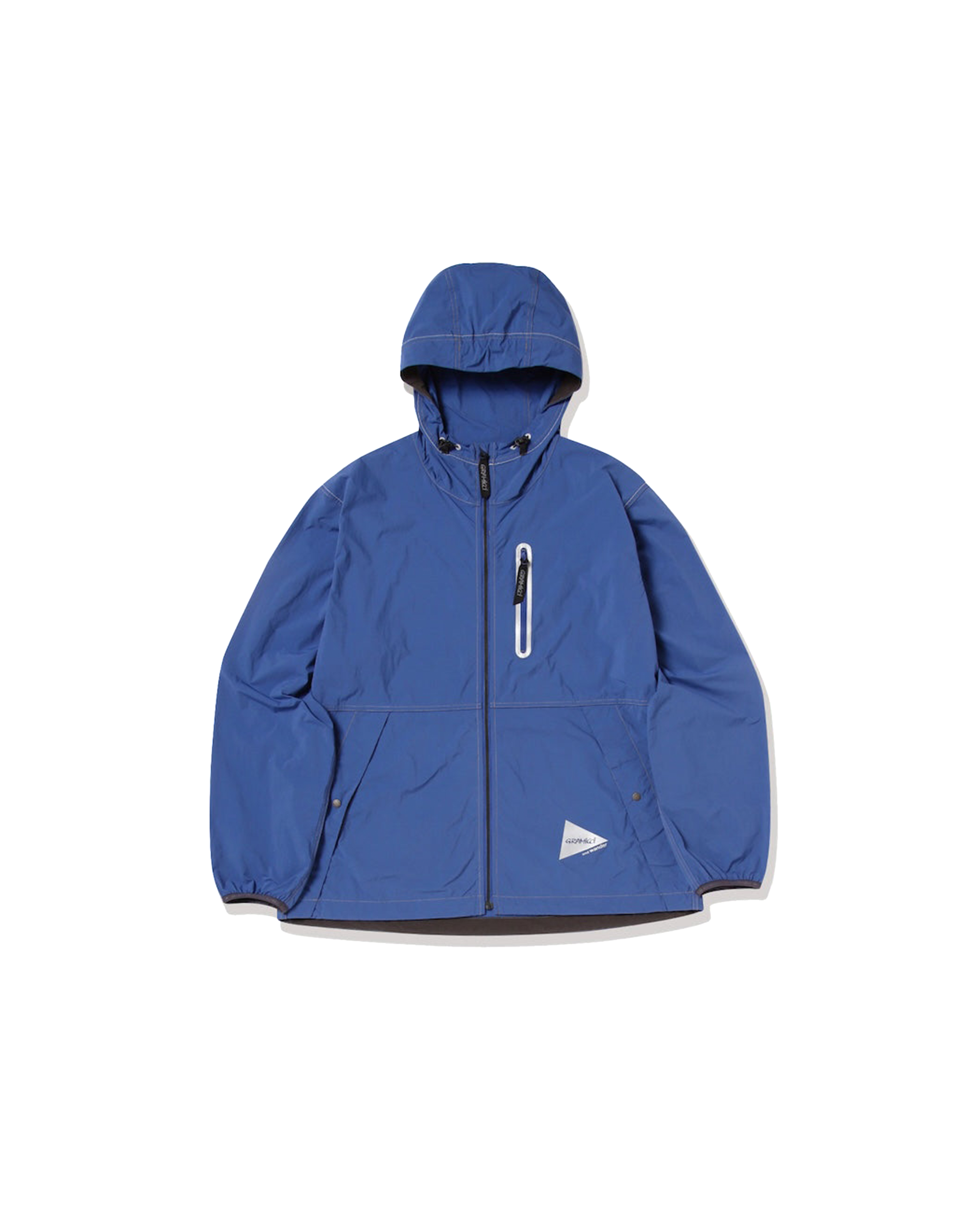 And Wander Brushed Nylon Jacket - Blue – HIGHS AND LOWS And Wander Brushed Nylon Jacket - Blue – HIGHS AND LOWS